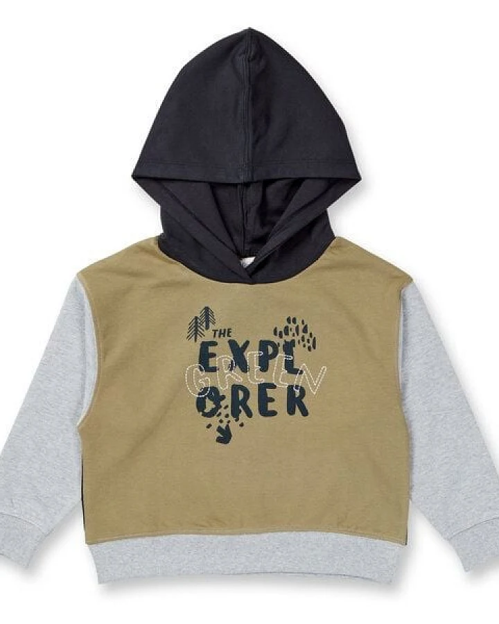Sense Organics & friends in cooperation with GARY MASH Sweatpulli Green Explorer aus Biobaumwolle
