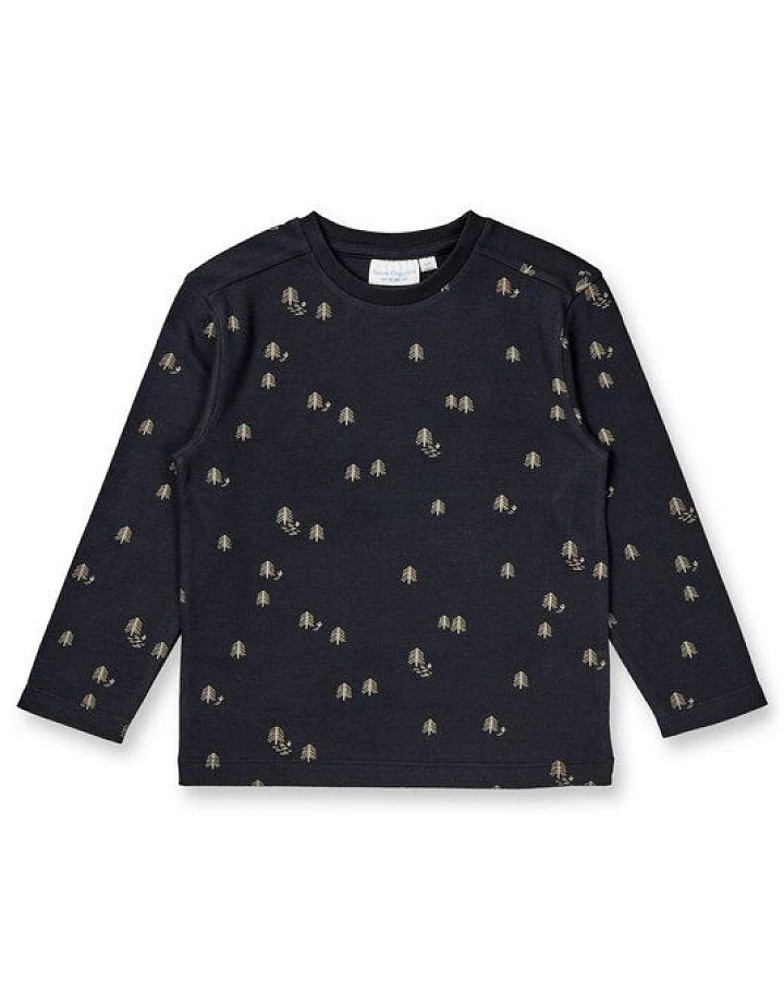 Sense Organics & friends in cooperation with GARY MASH Kinder Langarmshirt mit Allover-Druck aus Biobaumwolle