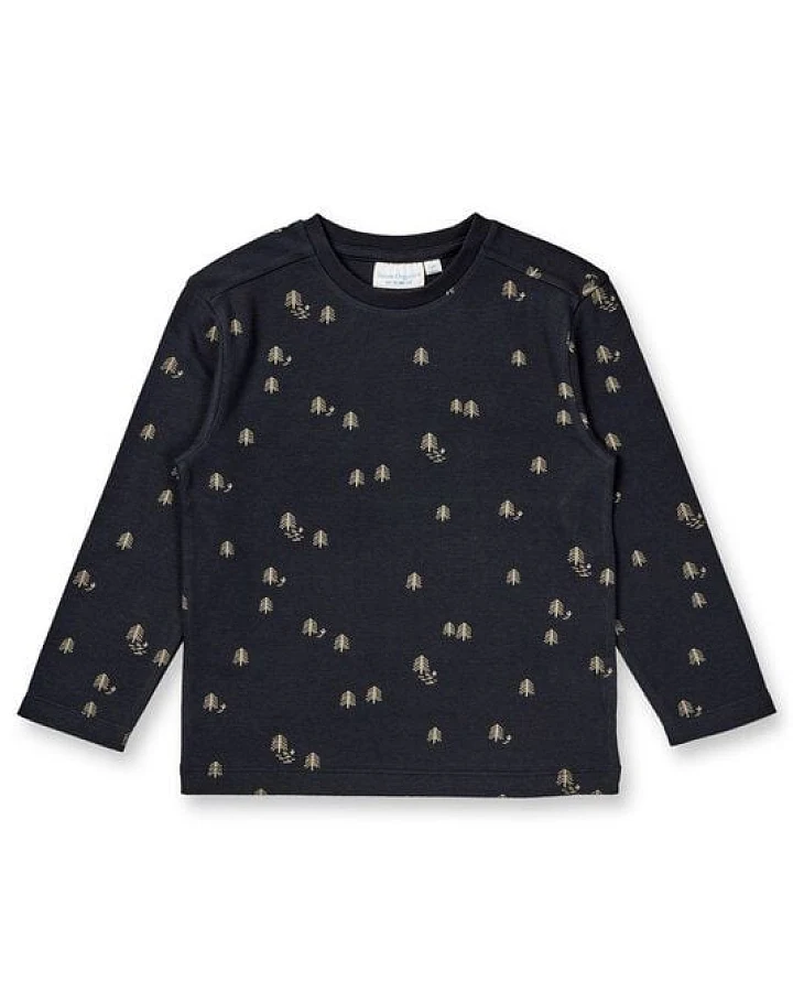 Sense Organics & friends in cooperation with GARY MASH Kinder Langarmshirt mit Allover-Druck aus Biobaumwolle