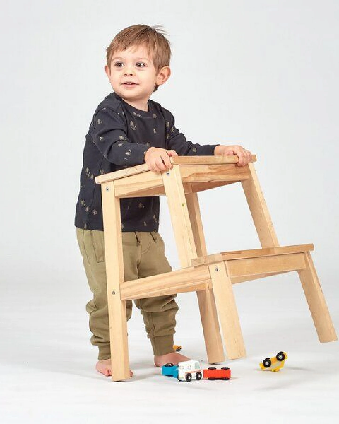 Sense Organics & friends in cooperation with GARY MASH Kinder Langarmshirt mit Allover-Druck aus Biobaumwolle – Ansicht 3