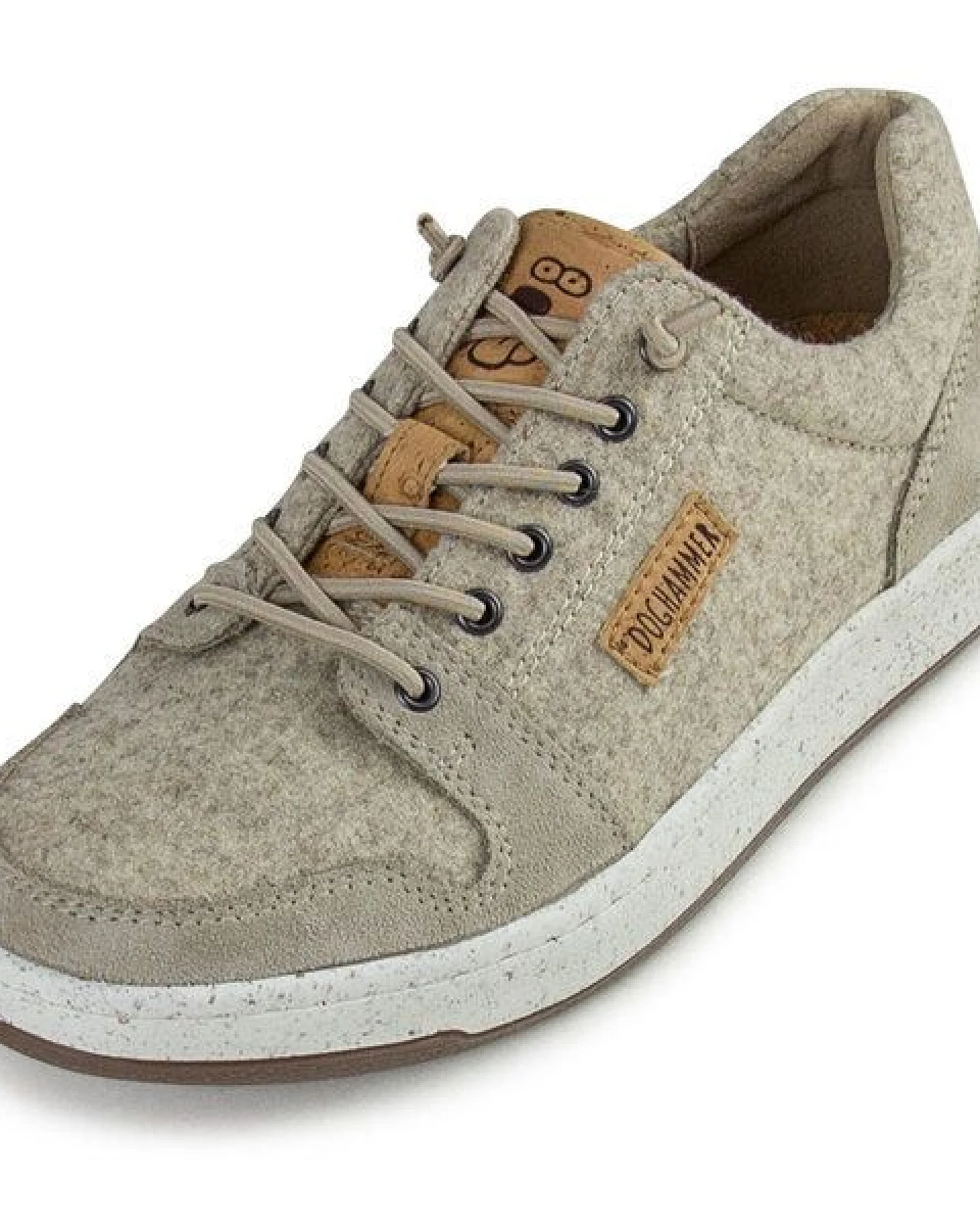 Doghammer Nachhaltiger Sneaker aus deutscher Wolle für Damen - Local Wool Commuter – Ansicht 2