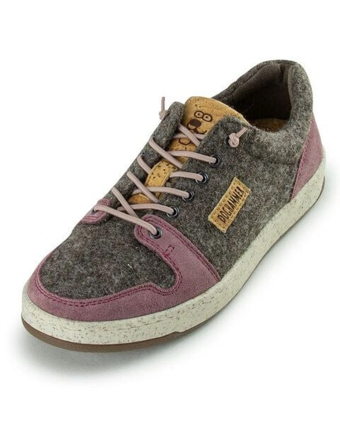 Doghammer Nachhaltiger Sneaker aus deutscher Wolle für Damen - Local Wool Commuter – Ansicht 2