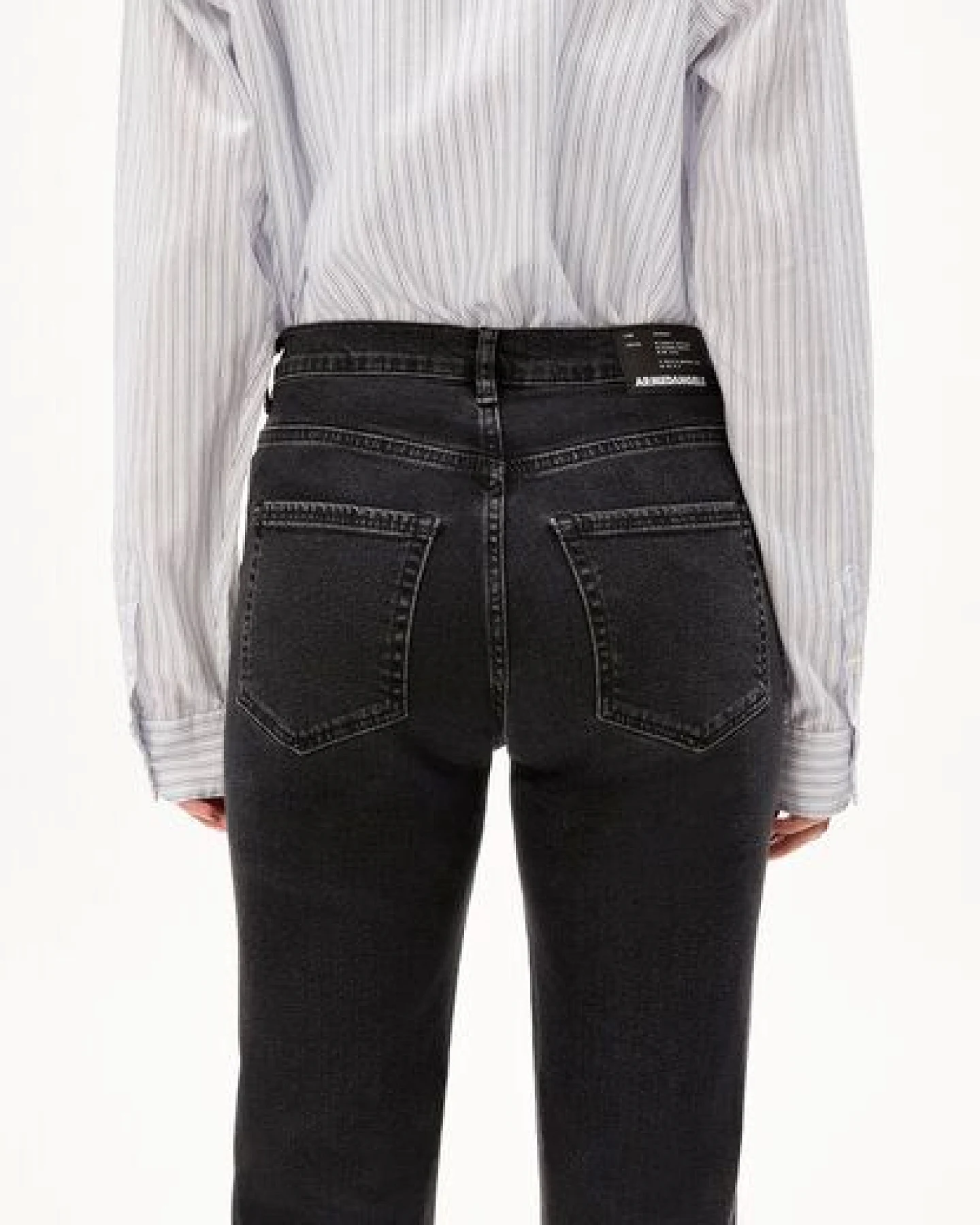 ARMEDANGELS CARENAA Damen Straight Jeans recycelter Baumwoll Mix Comfort Stretch – Ansicht 3