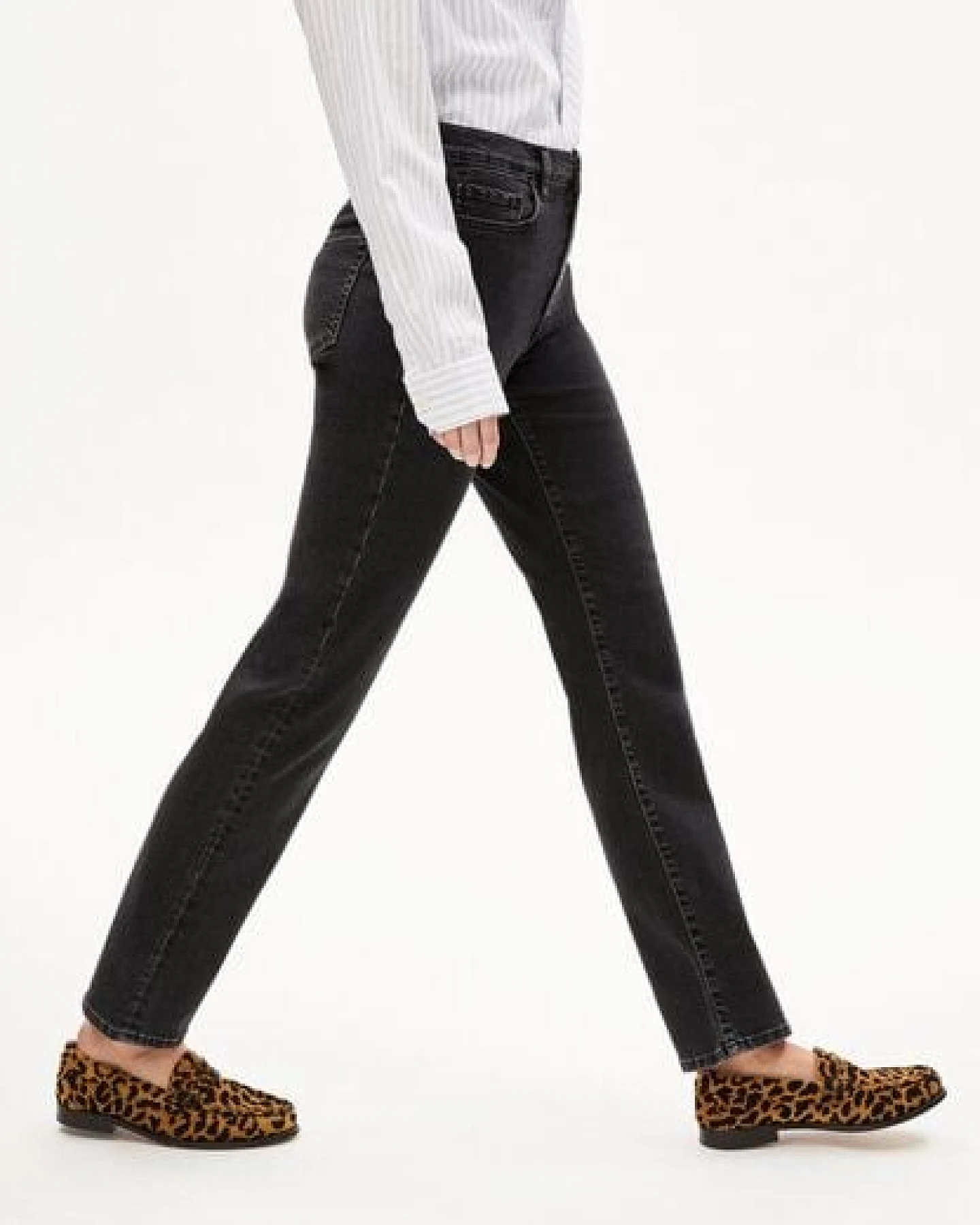 ARMEDANGELS CARENAA Damen Straight Jeans recycelter Baumwoll Mix Comfort Stretch – Ansicht 4