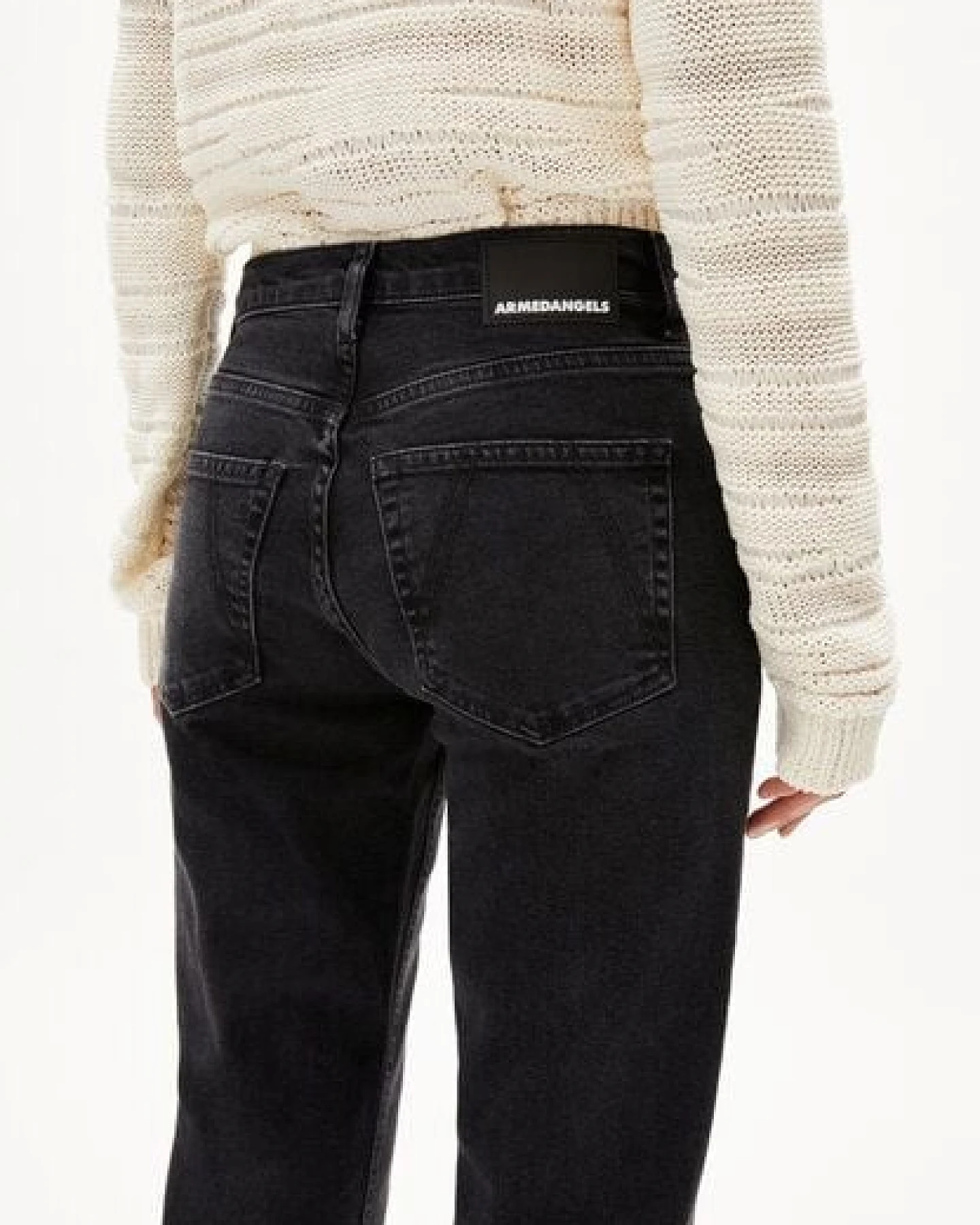 ARMEDANGELS CARENAA Damen Straight Jeans recycelter Baumwoll Mix Comfort Stretch – Ansicht 3