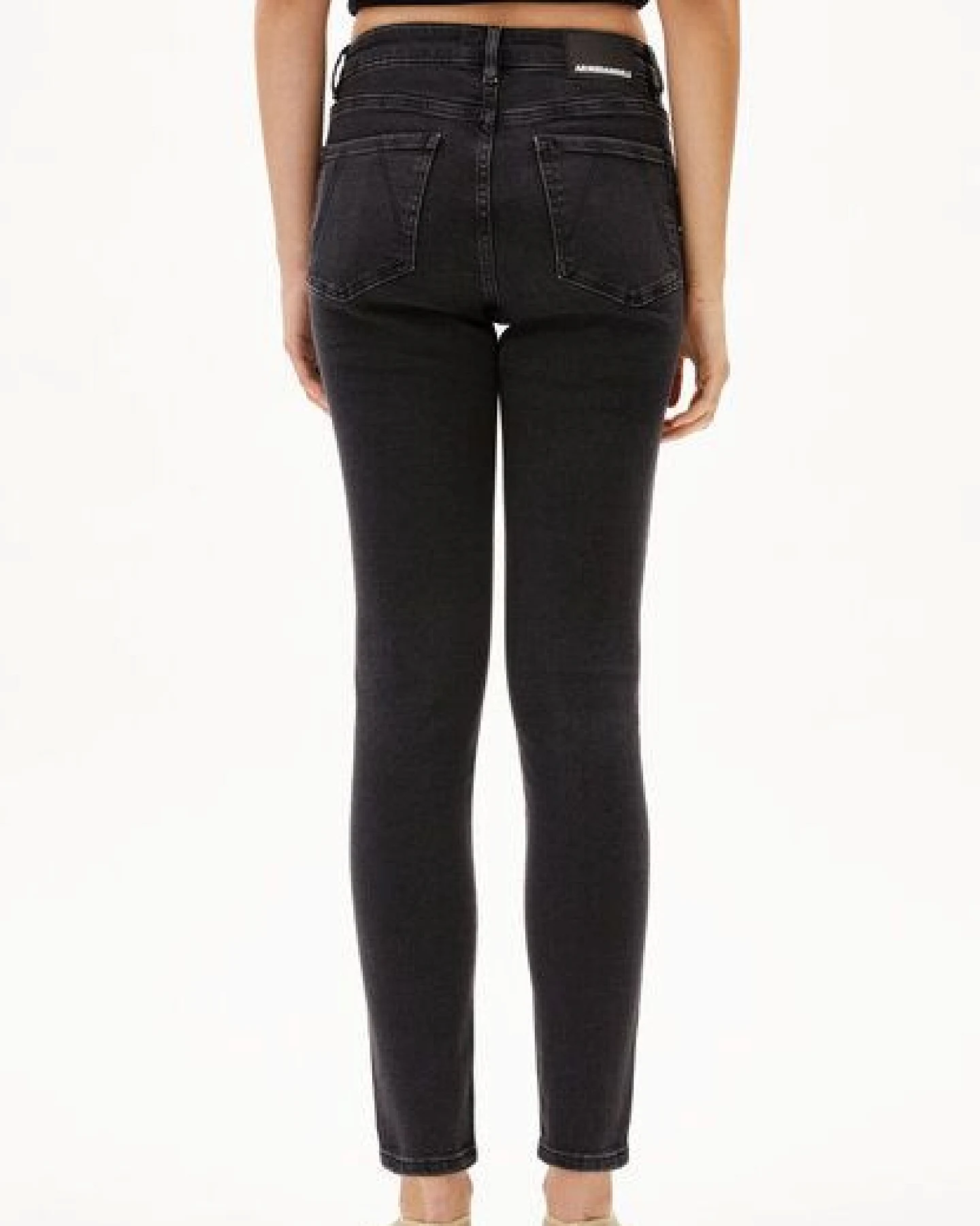 ARMEDANGELS TILLAA Damen Skinny Jeans Mid Waist Bio-Baumwoll Mix X-Stretch – Ansicht 2