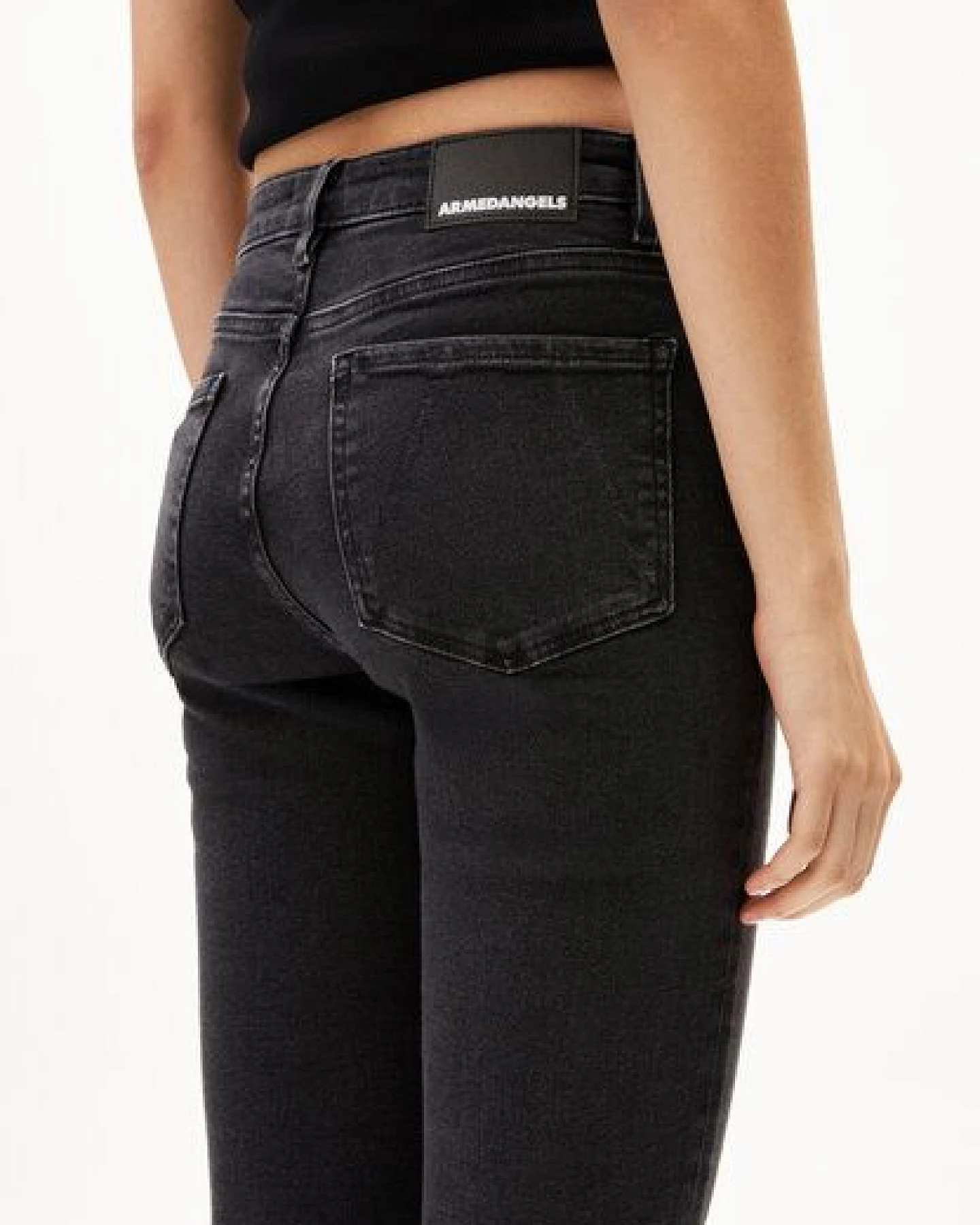 ARMEDANGELS TILLAA Damen Skinny Jeans Mid Waist Bio-Baumwoll Mix X-Stretch – Ansicht 3