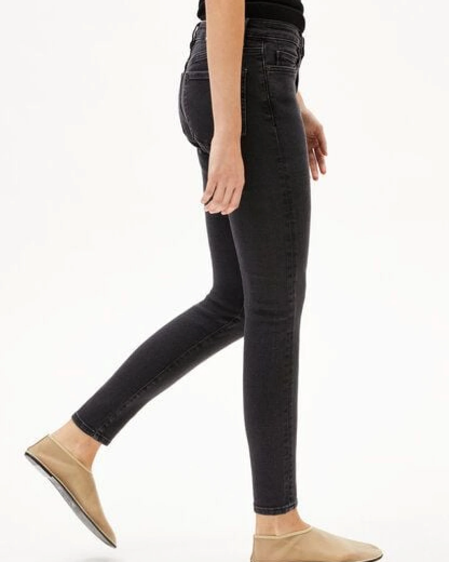 ARMEDANGELS TILLAA Damen Skinny Jeans Mid Waist Bio-Baumwoll Mix X-Stretch – Ansicht 4