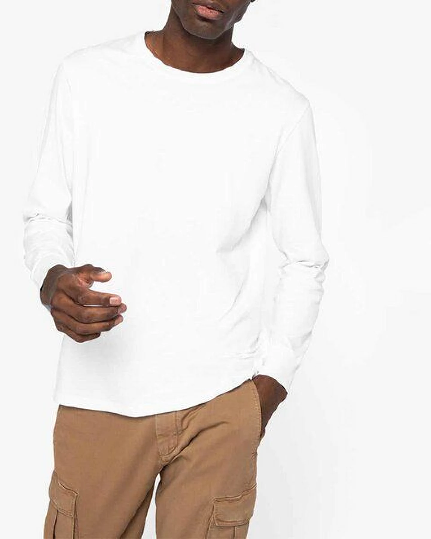 YTWOO EcoSleeve Unisex Bio-Baumwolle Langarmshirt – Ansicht 2