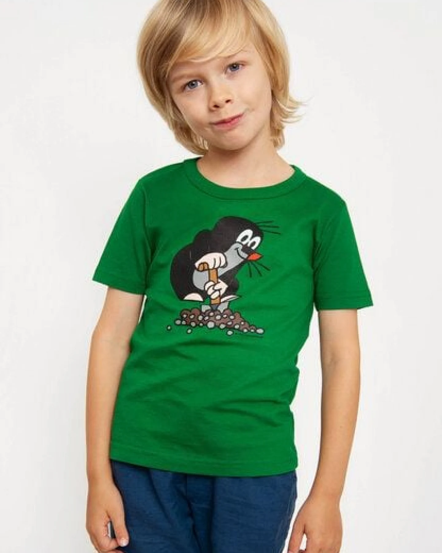 LOGOSH!RT LOGOSHIRT - Krtek - Der kleine Maulwurf - Hügel - Bio T-Shirt Print - Kinder - Jungen & Mädchen – Ansicht 4