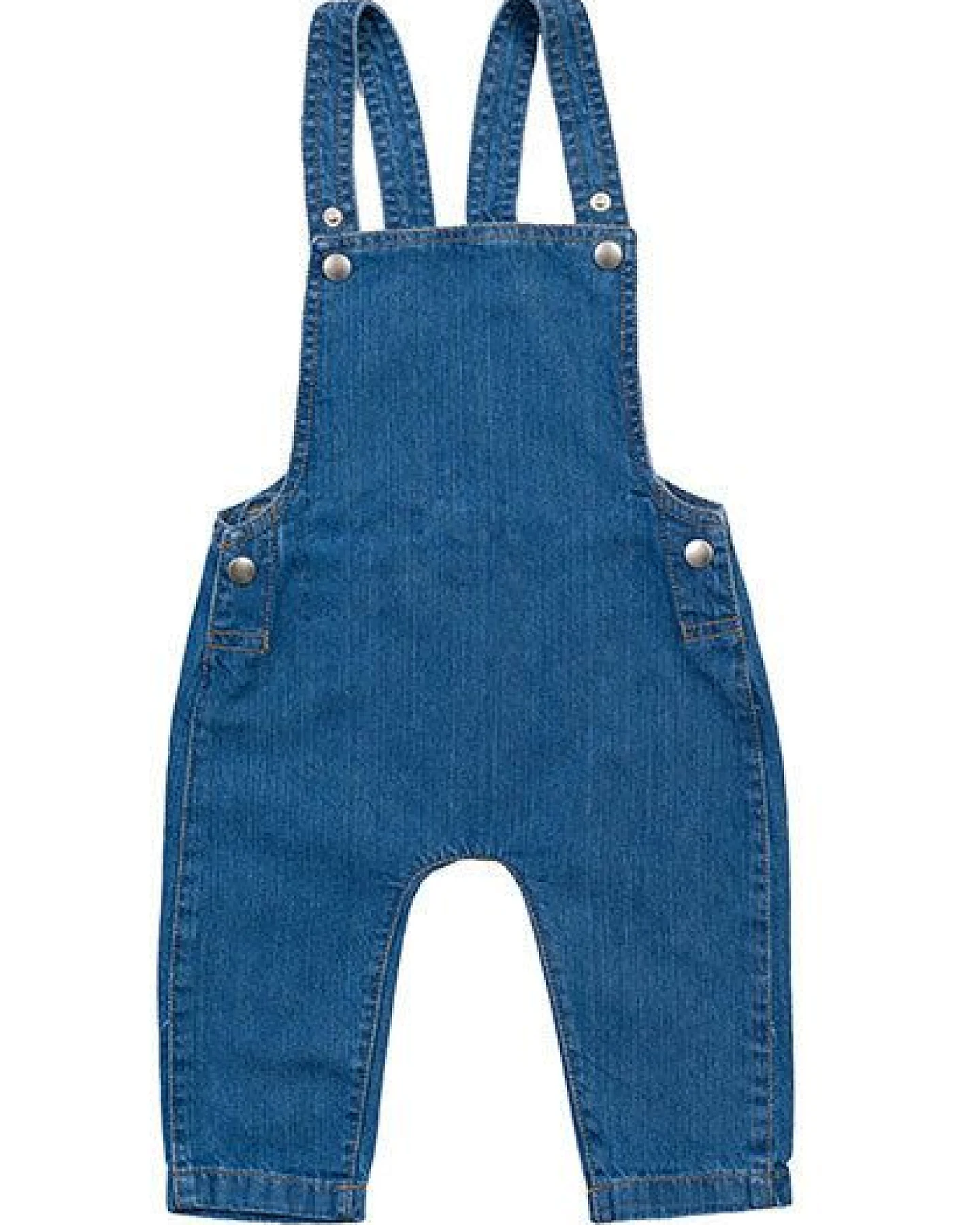 Babybugz Baby Denim Jeans - Latzhose aus Bio - Baumwolle – Ansicht 2