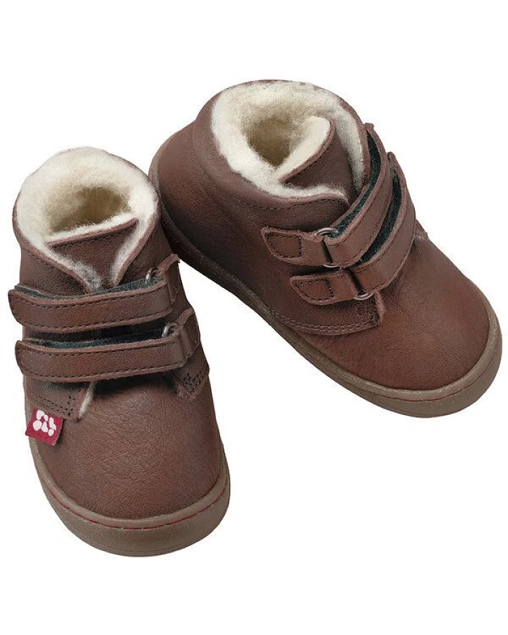 Pololo Lauflern-Winterschuh "Nino" mit weichem Wollfutter (Bio), Größen 20 - 27