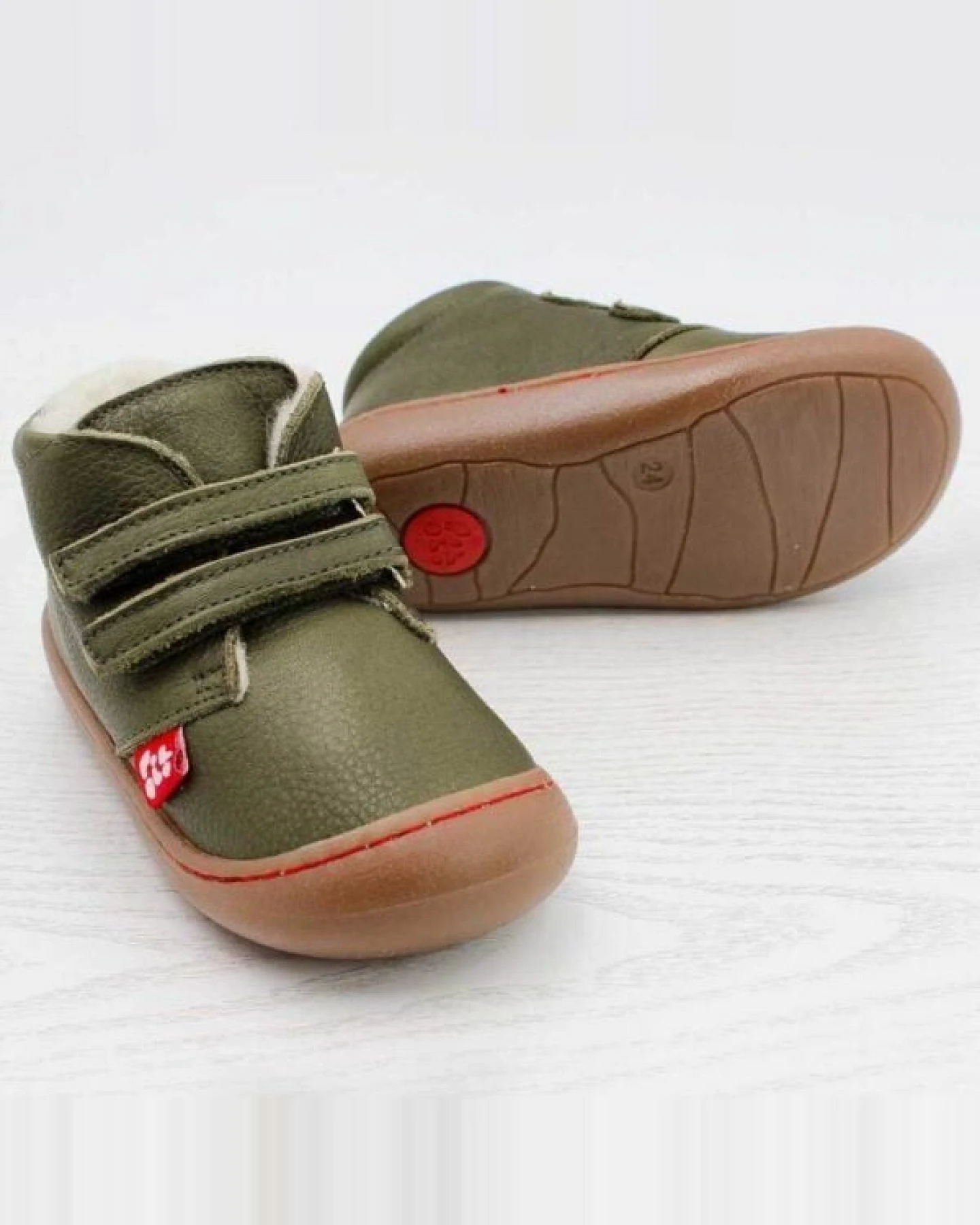 Pololo Lauflern-Winterschuh "Nino" mit weichem Wollfutter (Bio), Größen 20 - 27 – Ansicht 4