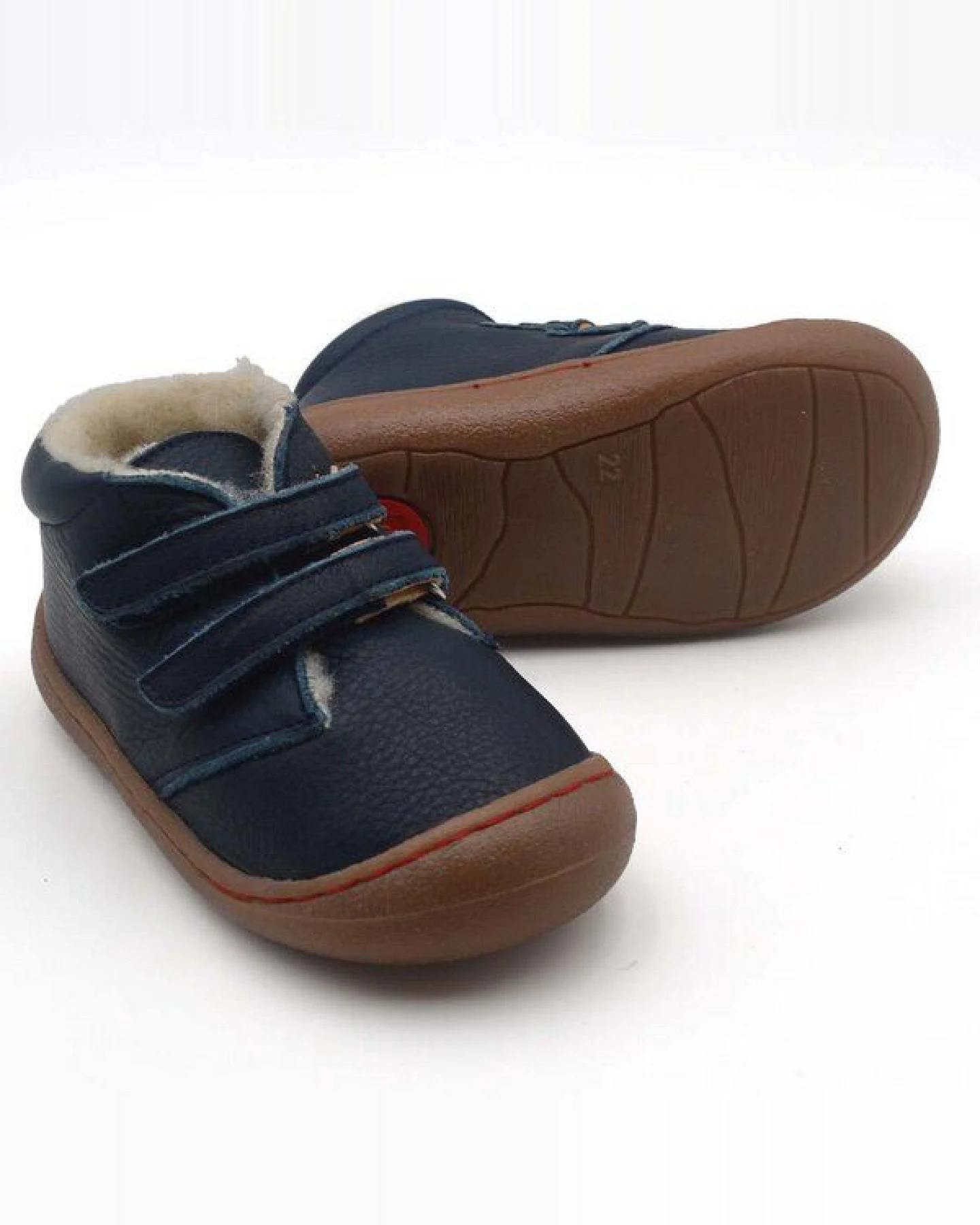 Pololo Lauflern-Winterschuh "Nino" mit weichem Wollfutter (Bio), Größen 20 - 27 – Ansicht 3