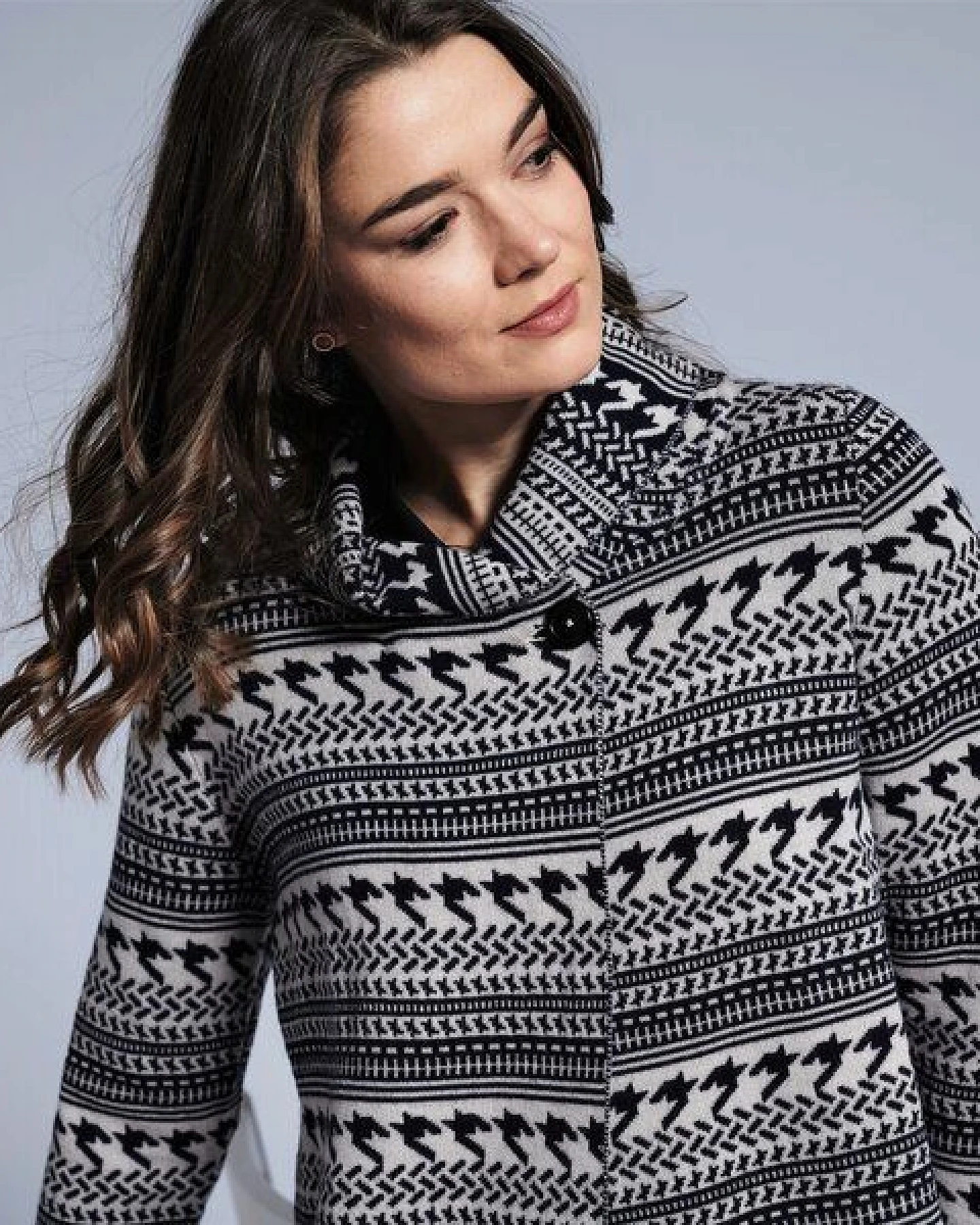 CON_STANT Kragenjacke 100% Merinowolle – Ansicht 2
