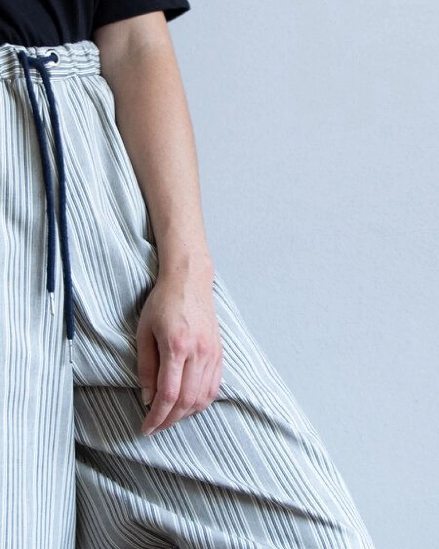 Ecostories weite Hose Streifen – Ansicht 3