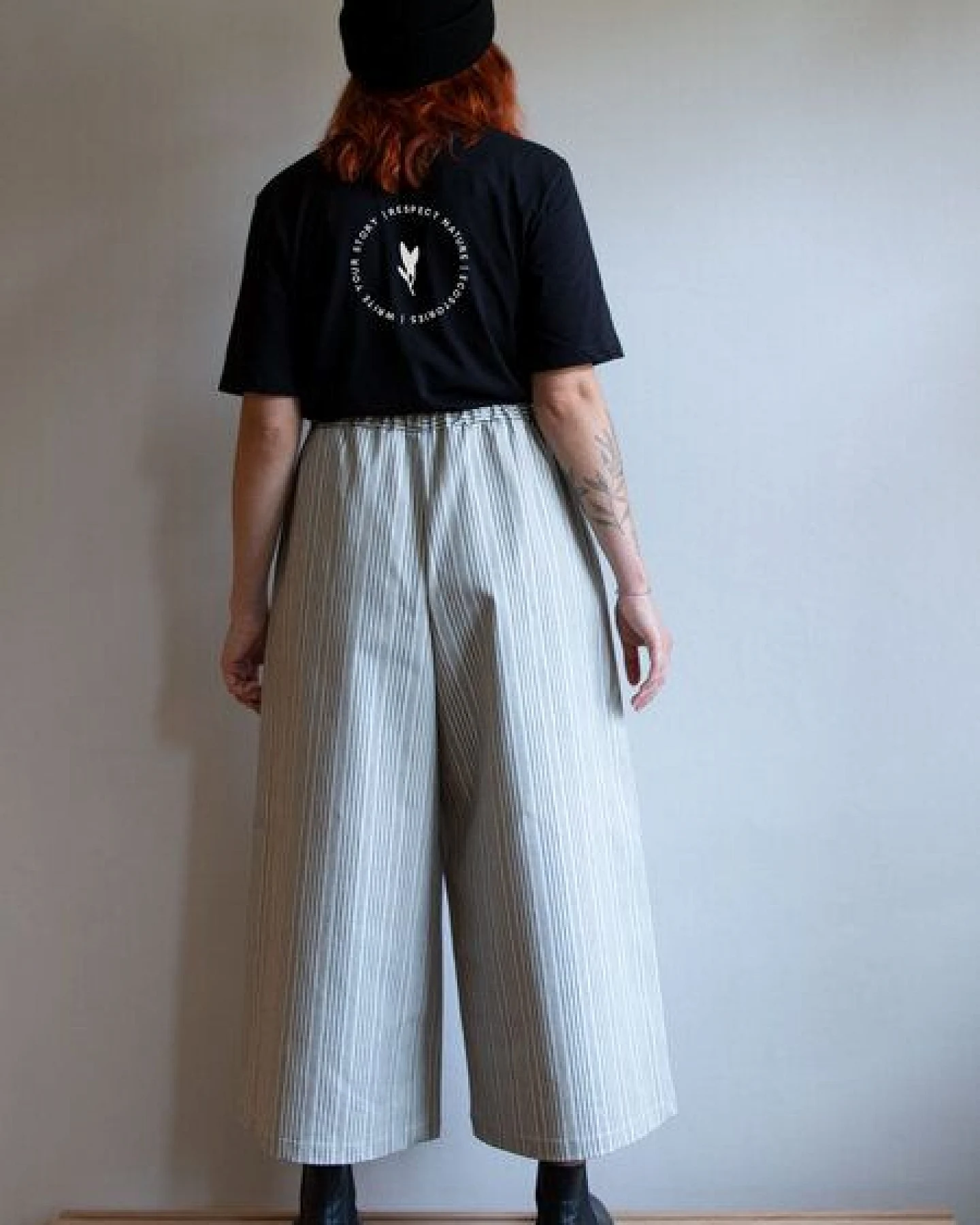 Ecostories weite Hose Streifen – Ansicht 3