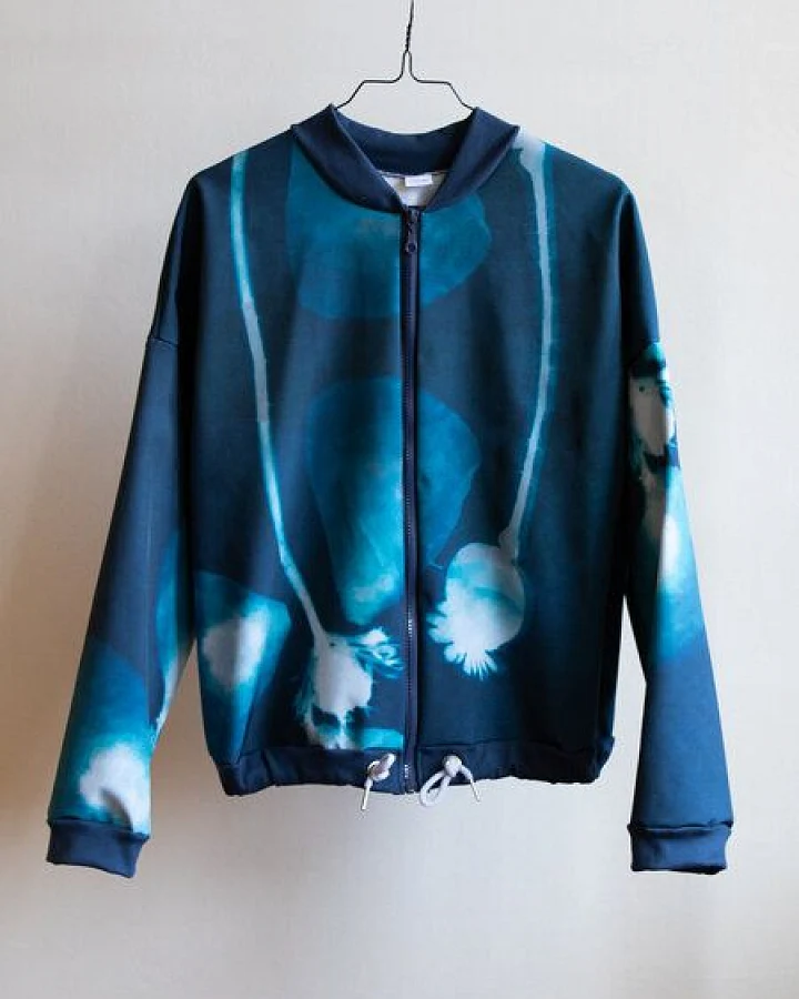 Ecostories Oversize Jacke Blauzeit