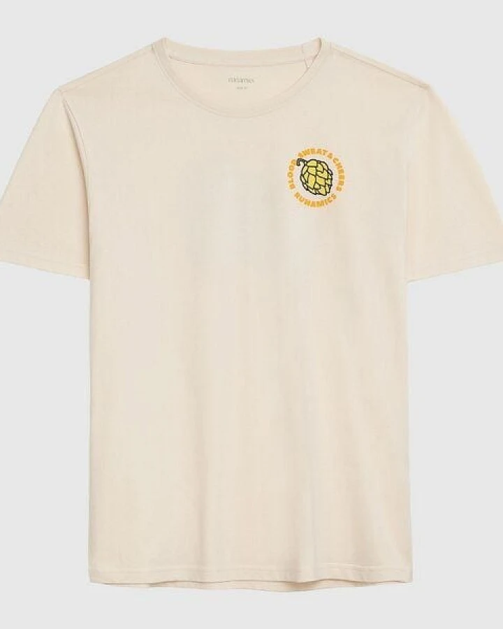 runamics Good Times Good Friends T-Shirt, Biobaumwolle, unisex, undyed