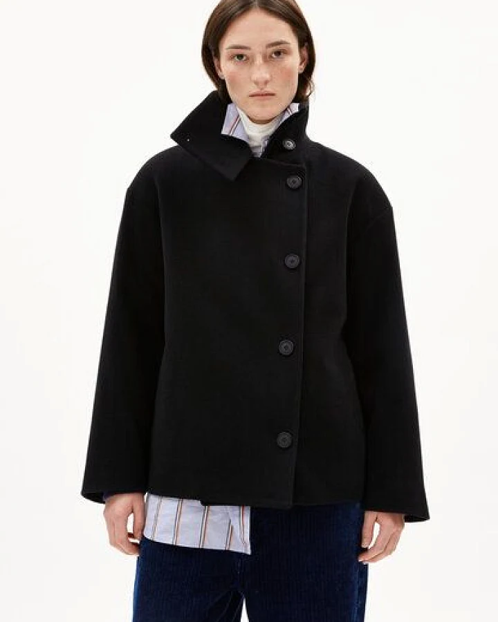 ARMEDANGELS MAJELAA WOOL Damen Mantel aus recycelter Wolle