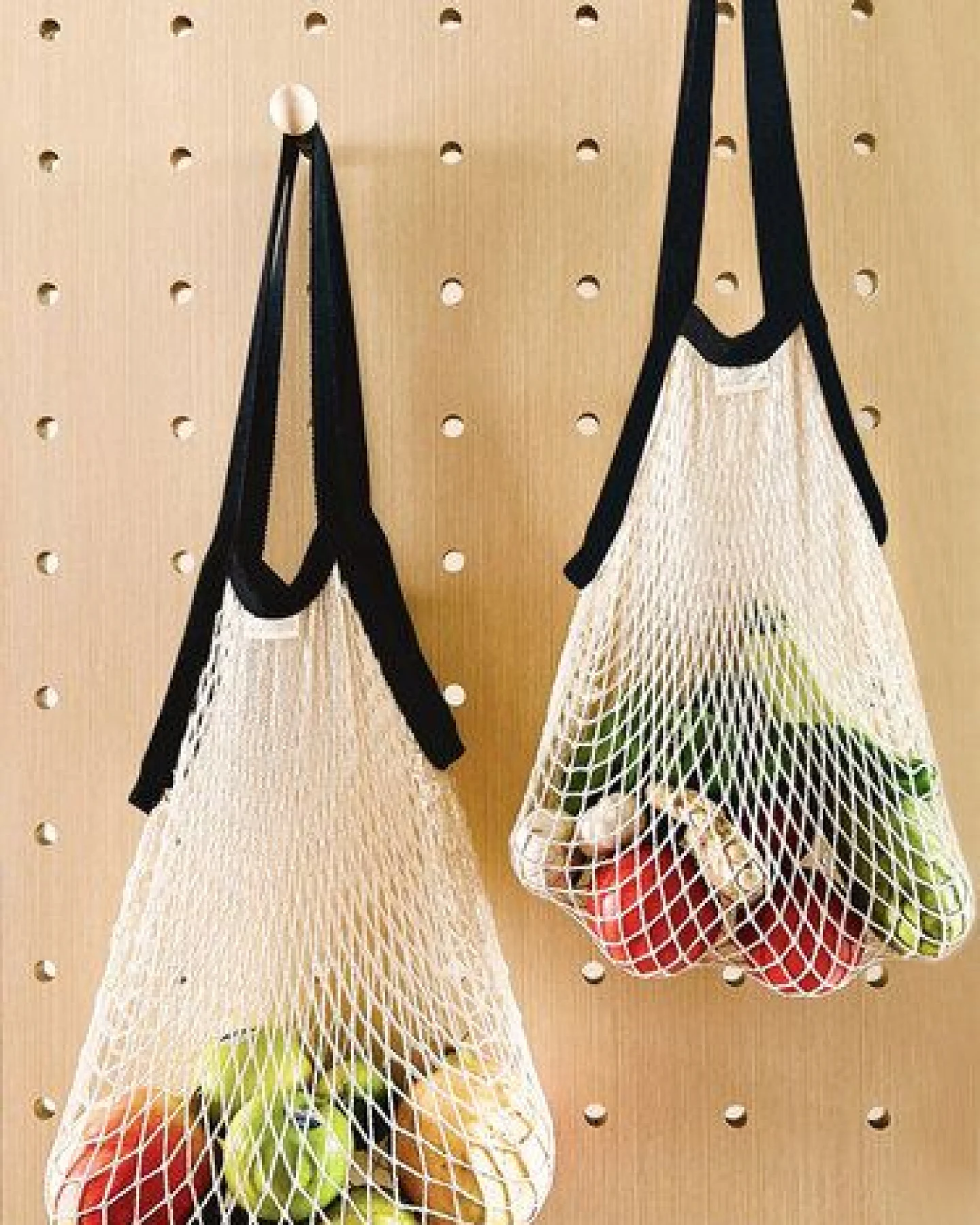 Susable Nachhaltige Mode - Einkaufstasche aus Bio-Baumwolle / Wiederverwendbare Netztasche Stilvolle und umweltfreundliche Netztasche – Ansicht 2