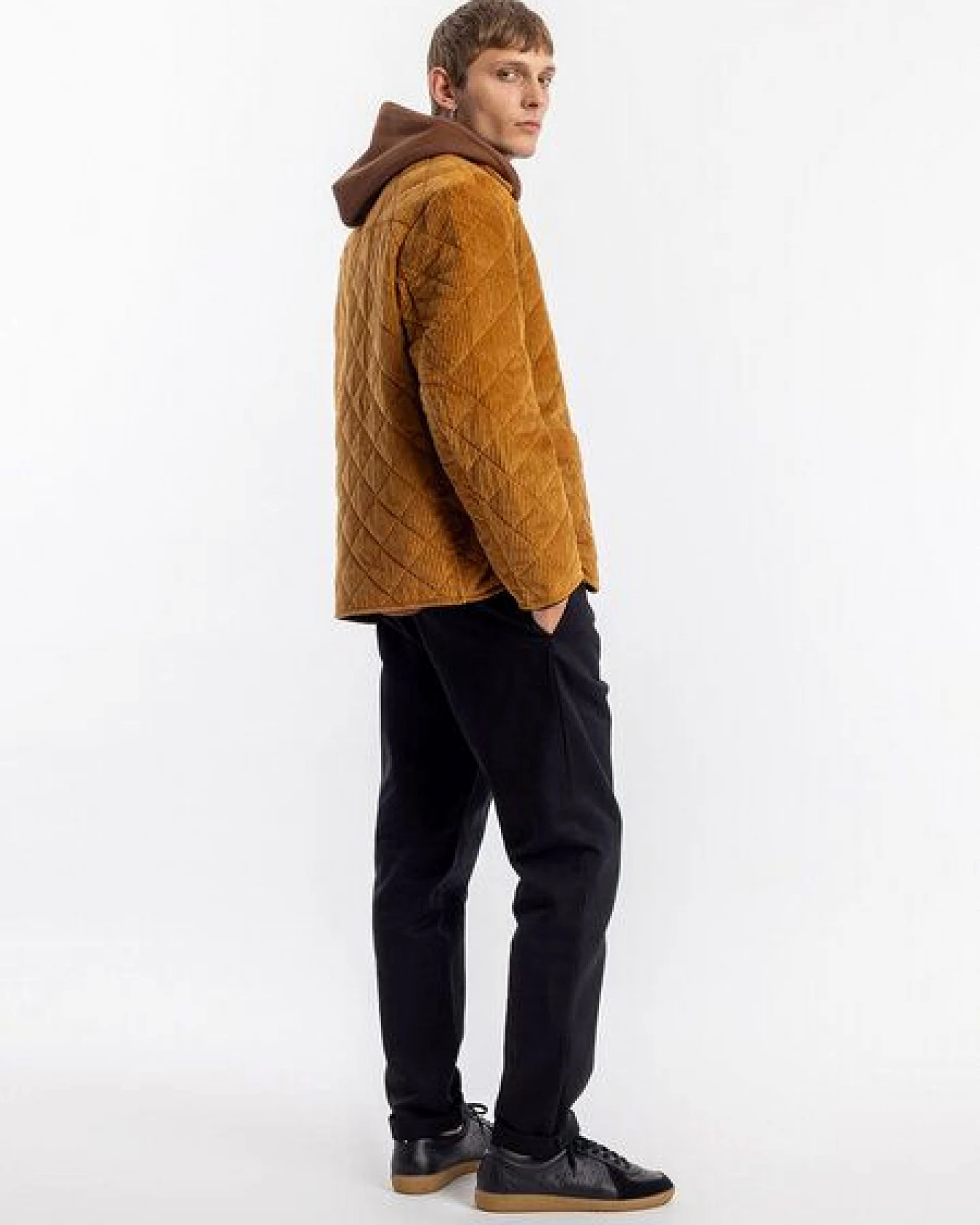 Rotholz Jacke - Quilt Jacket - aus Bio Baumwolle wattiert mit recyceltem Polyester – Ansicht 2