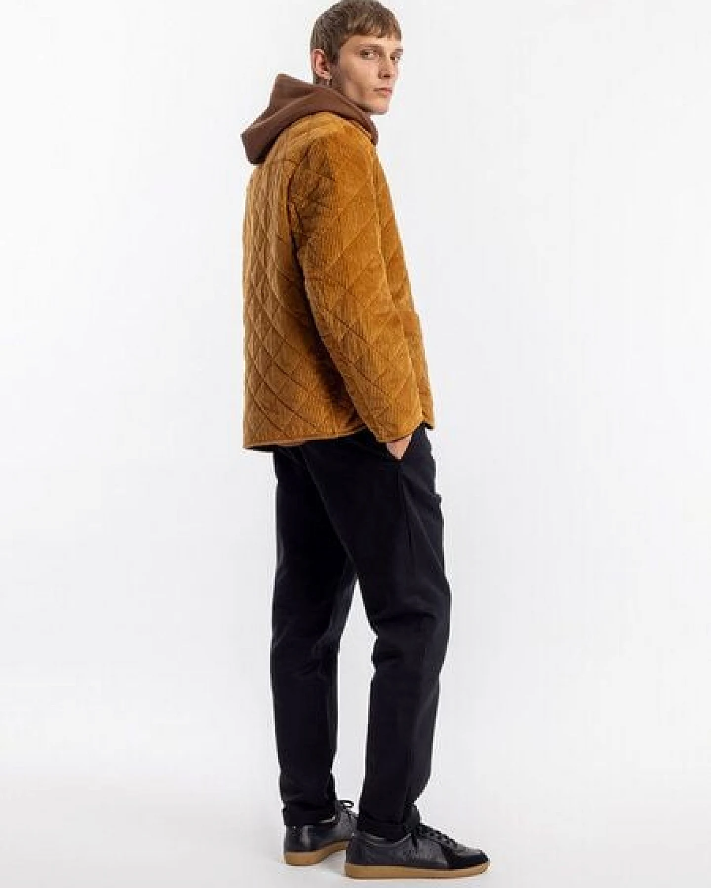 Rotholz Jacke - Quilt Jacket - aus Bio Baumwolle wattiert mit recyceltem Polyester – Ansicht 2