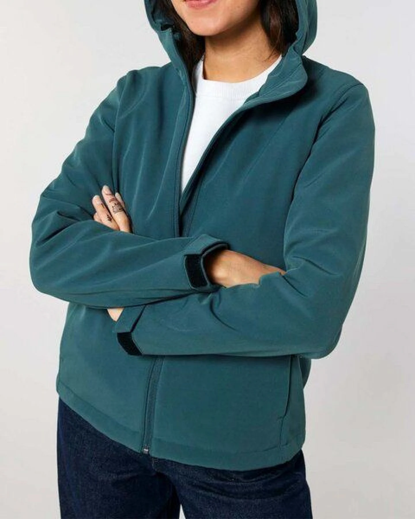 YTWOO Damen Eco Softshell Jacke mit Kapuze – Ansicht 3