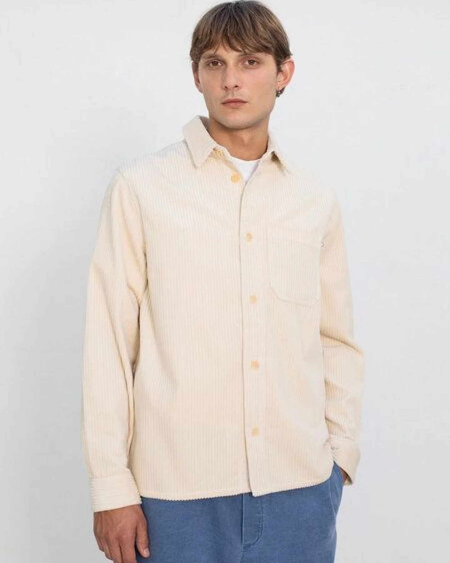 Rotholz Kord Hemd - Casual Shirt - aus biologisch angebauter Baumwolle – Ansicht 2