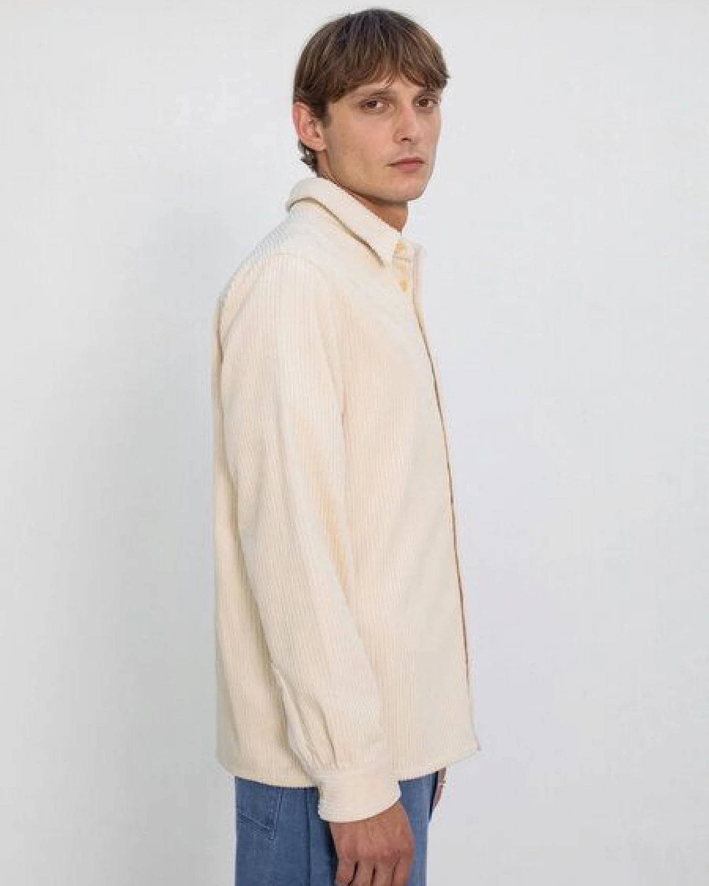 Rotholz Kord Hemd - Casual Shirt - aus biologisch angebauter Baumwolle – Ansicht 3