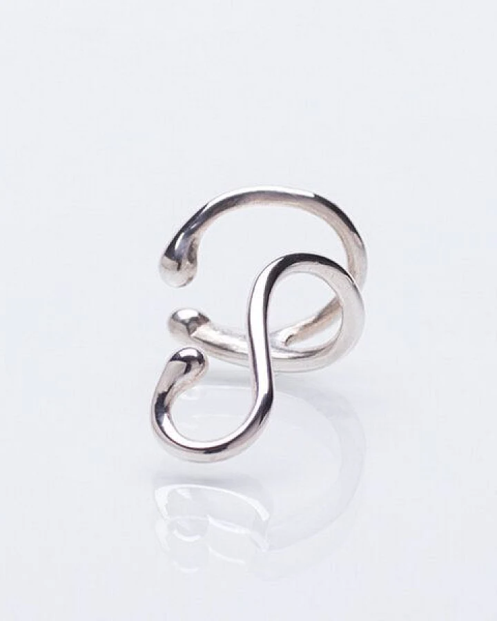 Nella & Sina Earcuff Christina in Silber