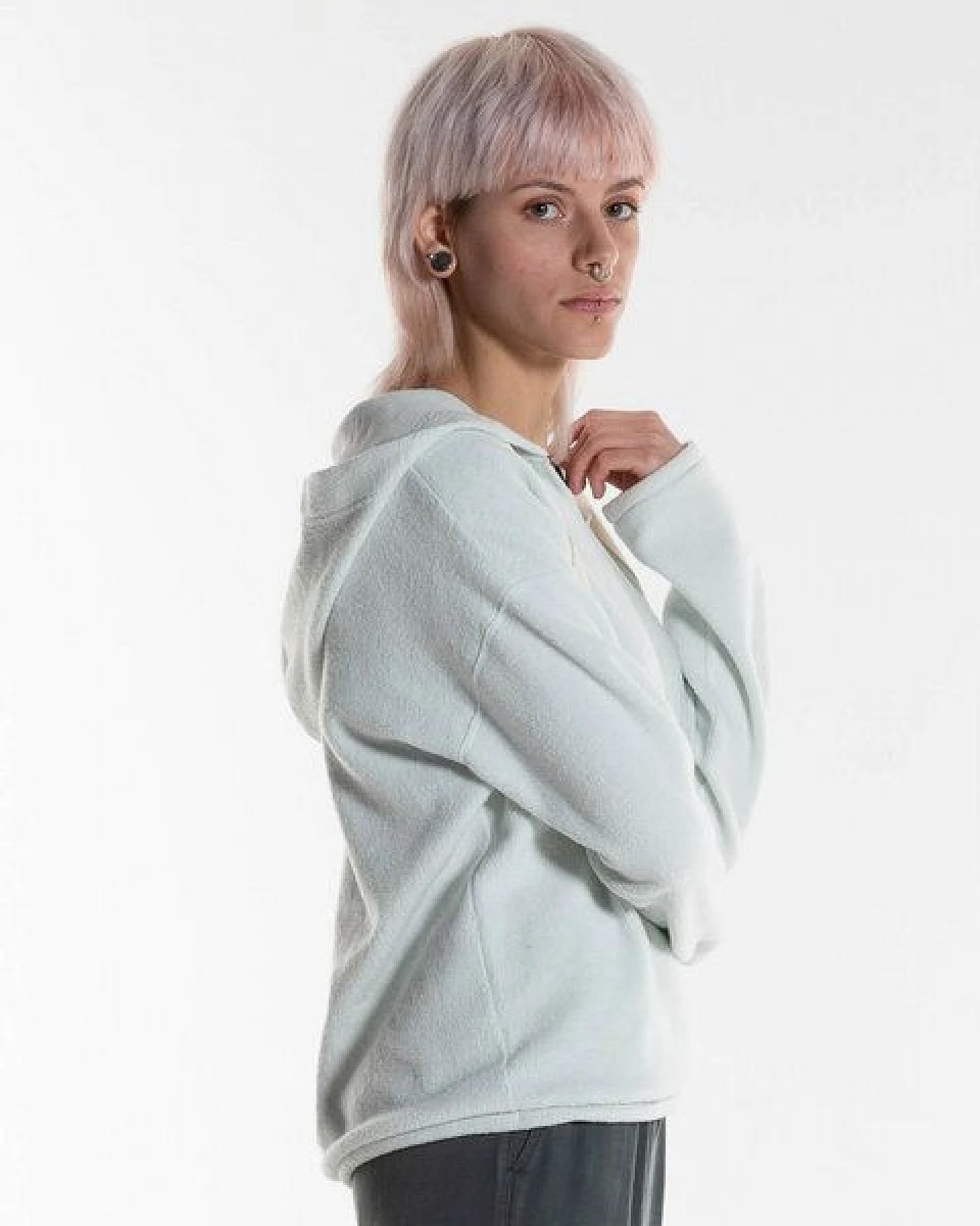 Alma & Lovis Kuscheliger Teddy-Hoodie aus Organic Cotton – Ansicht 3