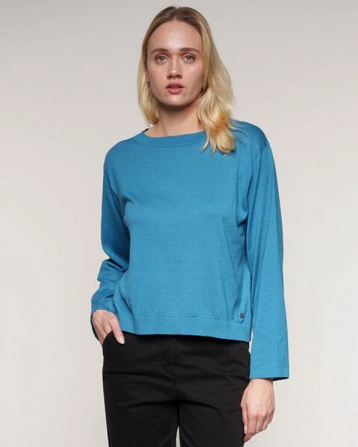 Alma & Lovis Cooler Stricksweater aus reiner Bio-Baumwolle