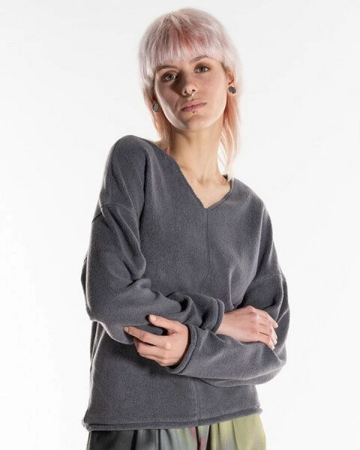 Alma & Lovis Kuscheliger Teddy-Sweater aus Organic Cotton