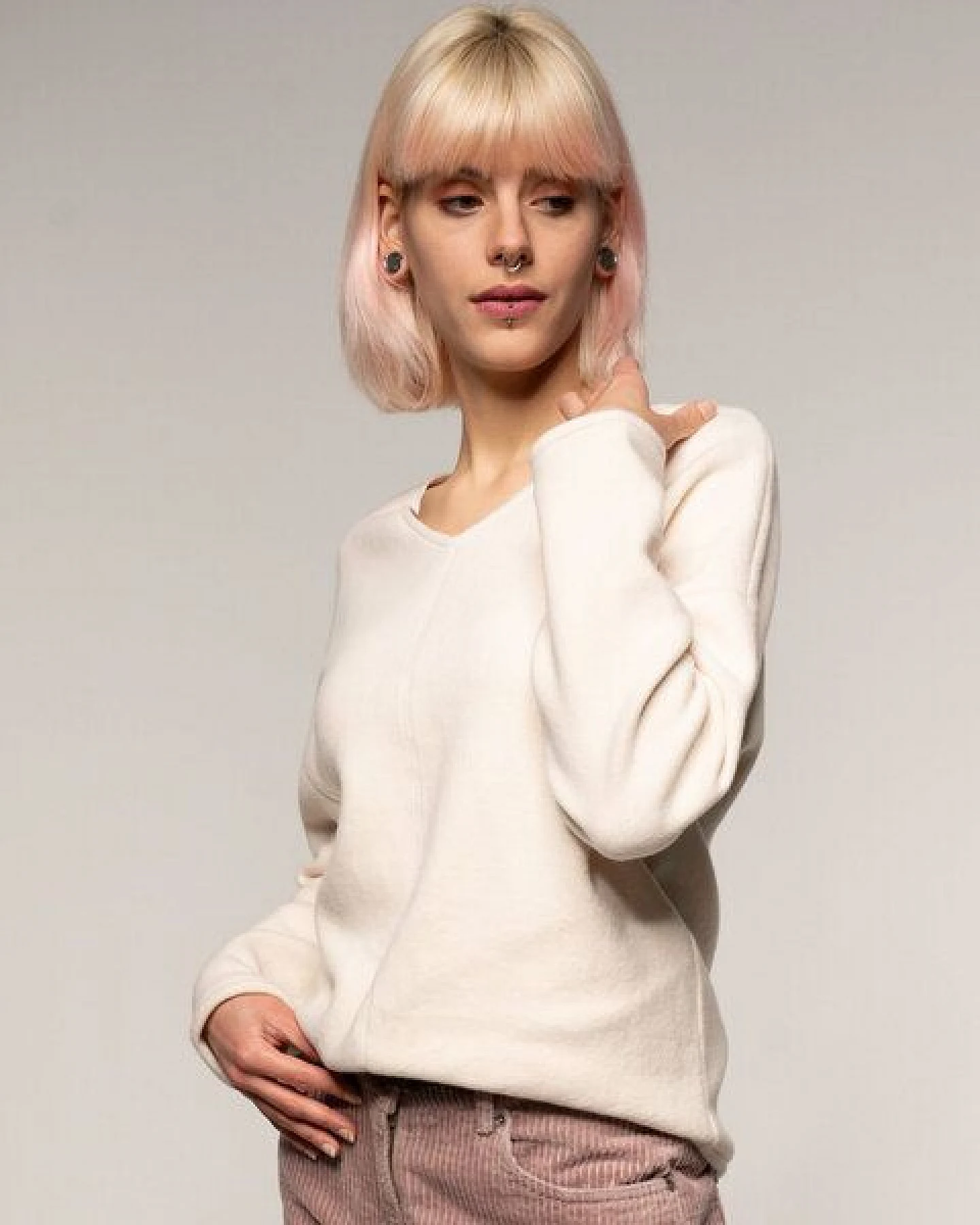 Alma & Lovis Kuscheliger Teddy-Sweater aus Organic Cotton – Ansicht 3