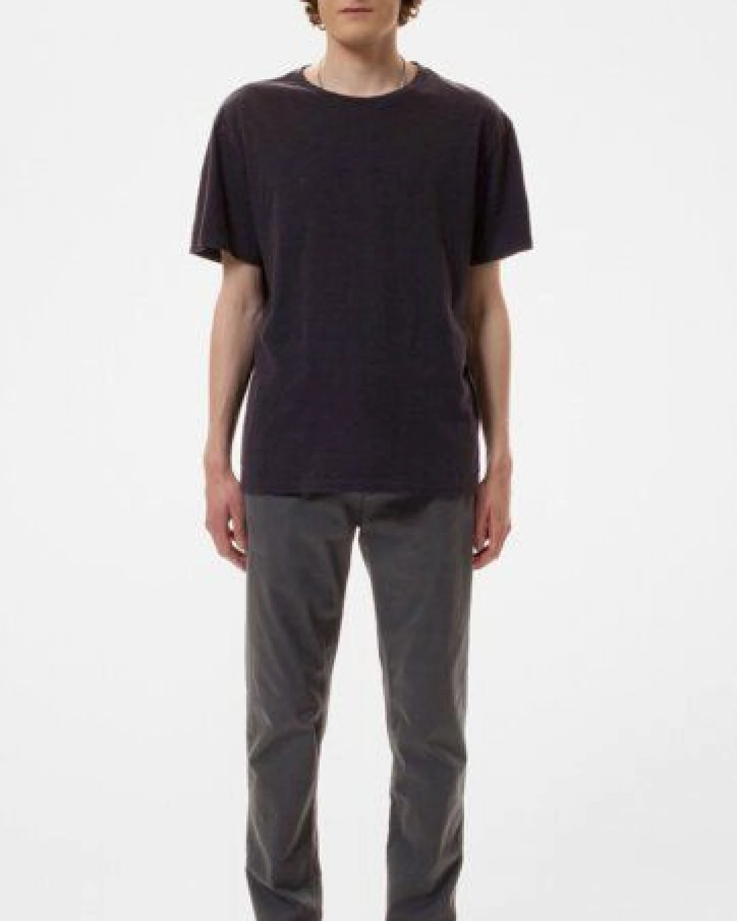 Nudie Jeans Herren T-Shirt aus Bio-Baumwolle "Roffe" – Ansicht 4