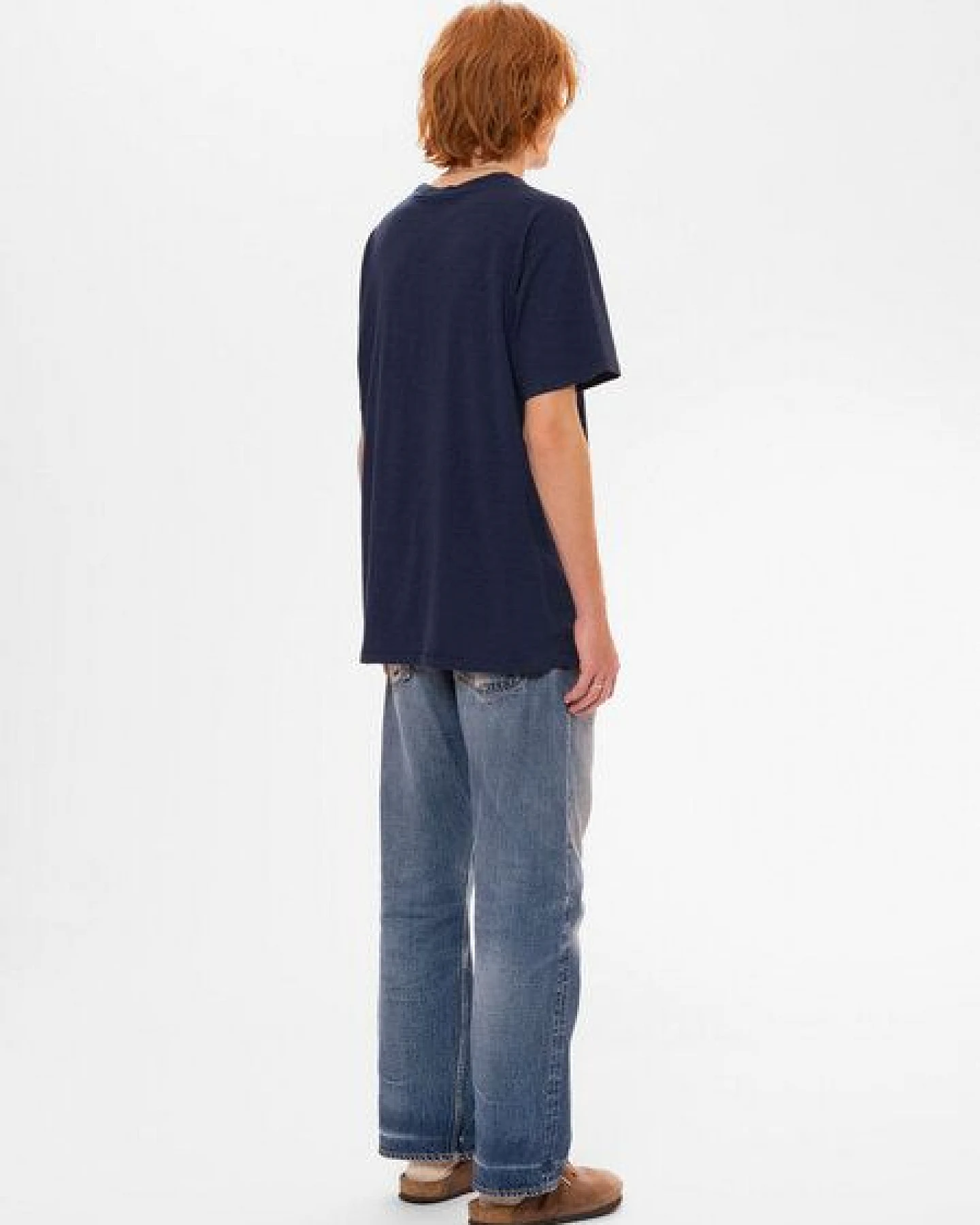 Nudie Jeans Herren T-Shirt aus Bio-Baumwolle "Roffe" – Ansicht 2