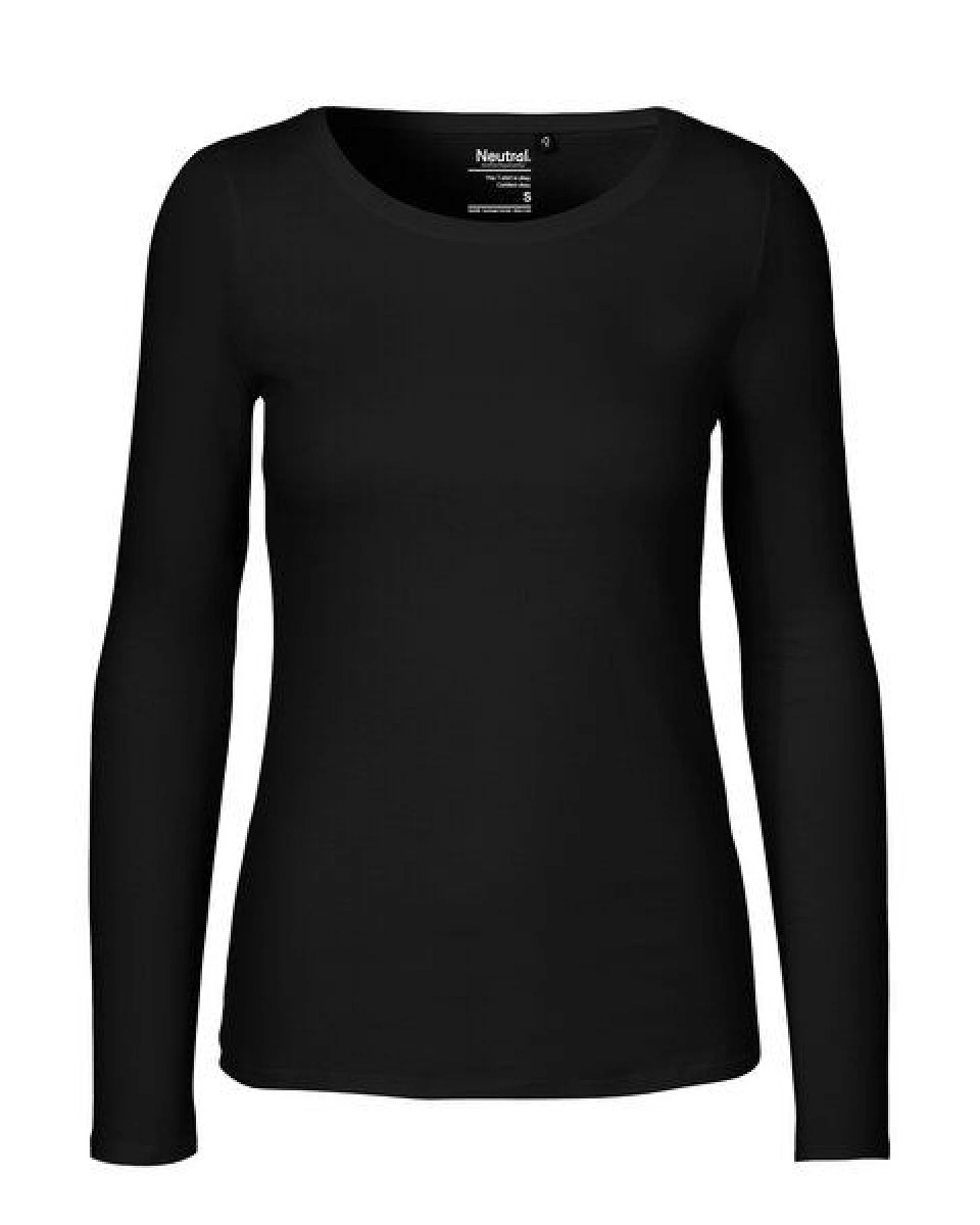 HANDGEDRUCKT "Teeny Weeny Goblin" Frauen Longsleeve aus reiner Biobaumwolle (kbA) – Ansicht 2