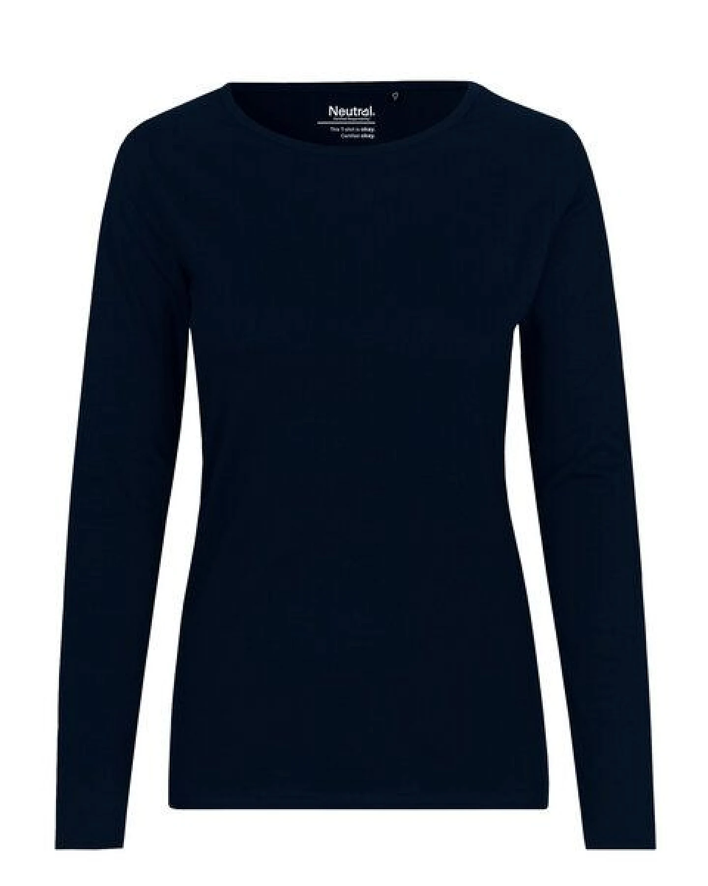 HANDGEDRUCKT "Teeny Weeny Goblin" Frauen Longsleeve aus reiner Biobaumwolle (kbA) – Ansicht 2