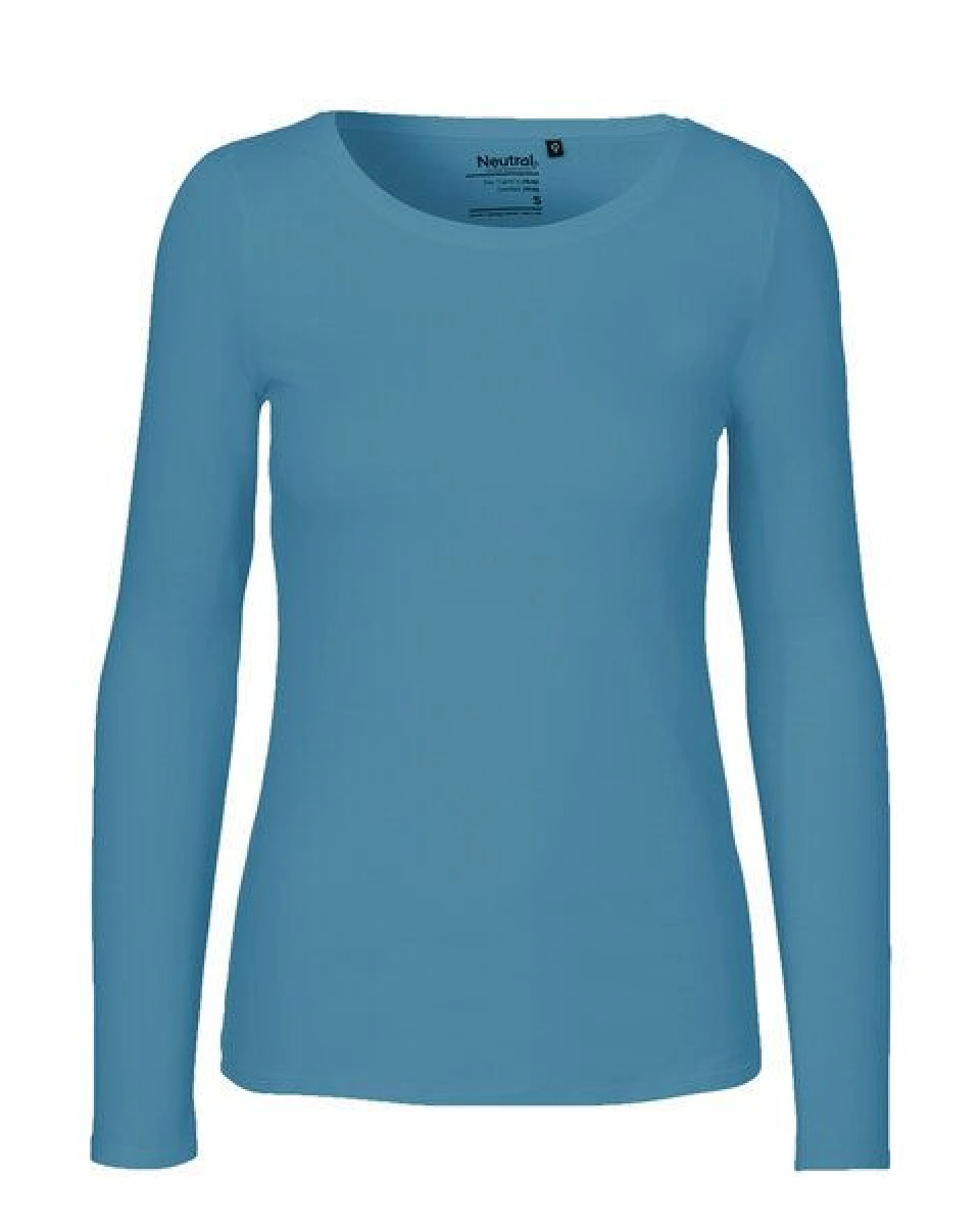 HANDGEDRUCKT "Teeny Weeny Goblin" Frauen Longsleeve aus reiner Biobaumwolle (kbA) – Ansicht 2