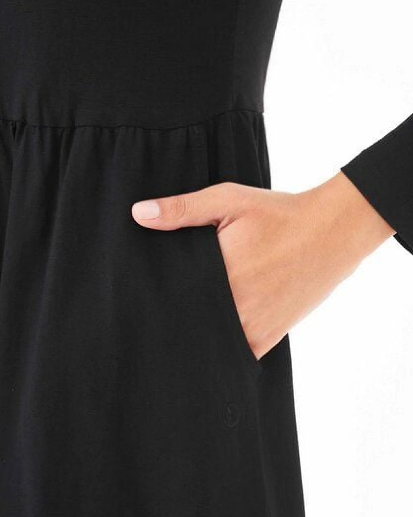 ORGANICATION Langarm-Jerseykleid aus Bio-Baumwolle – Ansicht 4
