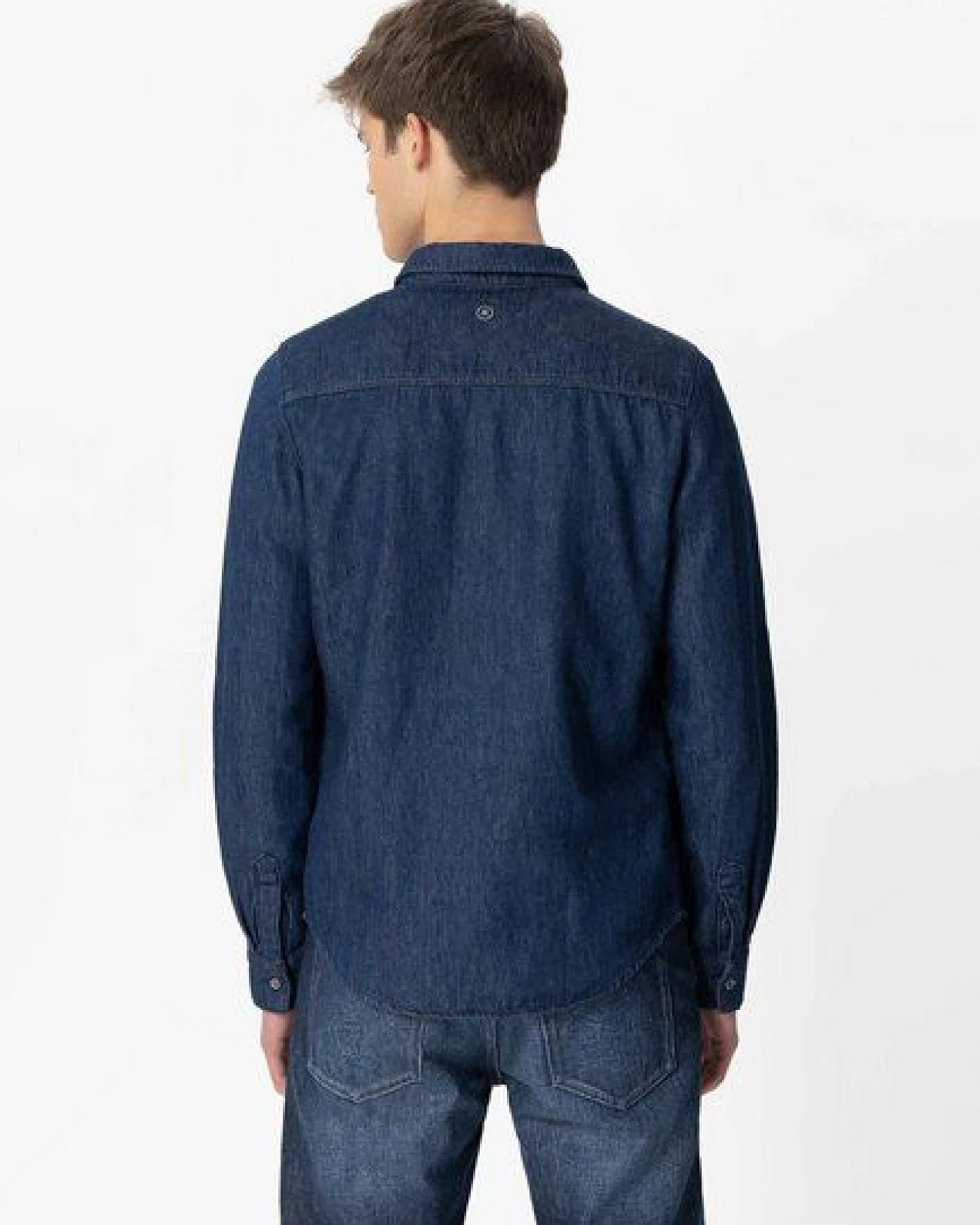MUD Jeans Langarmhemd - Stanley Shirt - aus einem Baumwoll/Leinen Mix – Ansicht 2
