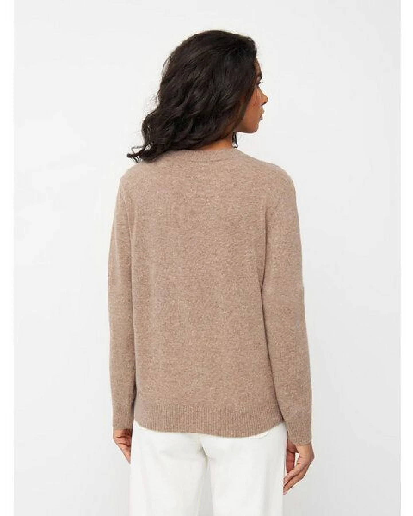 KnowledgeCotton Apparel Cardigan V-NECK aus Bio-Lammwolle – Ansicht 2