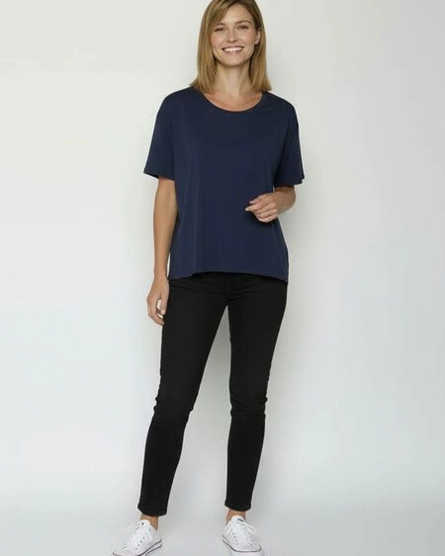 GREENBOMB Basic Feel - Lässiges T-Shirt aus Bio-Baumwoll-Mix / GOTS / Fair & Vegan – Ansicht 3