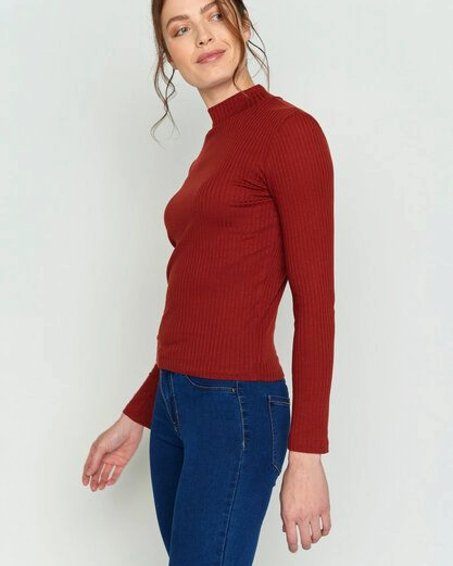 GREENBOMB Basic Weak - Lässiges Longsleeve aus LENZING TENCEL Mix / Fair & Vegan – Ansicht 2