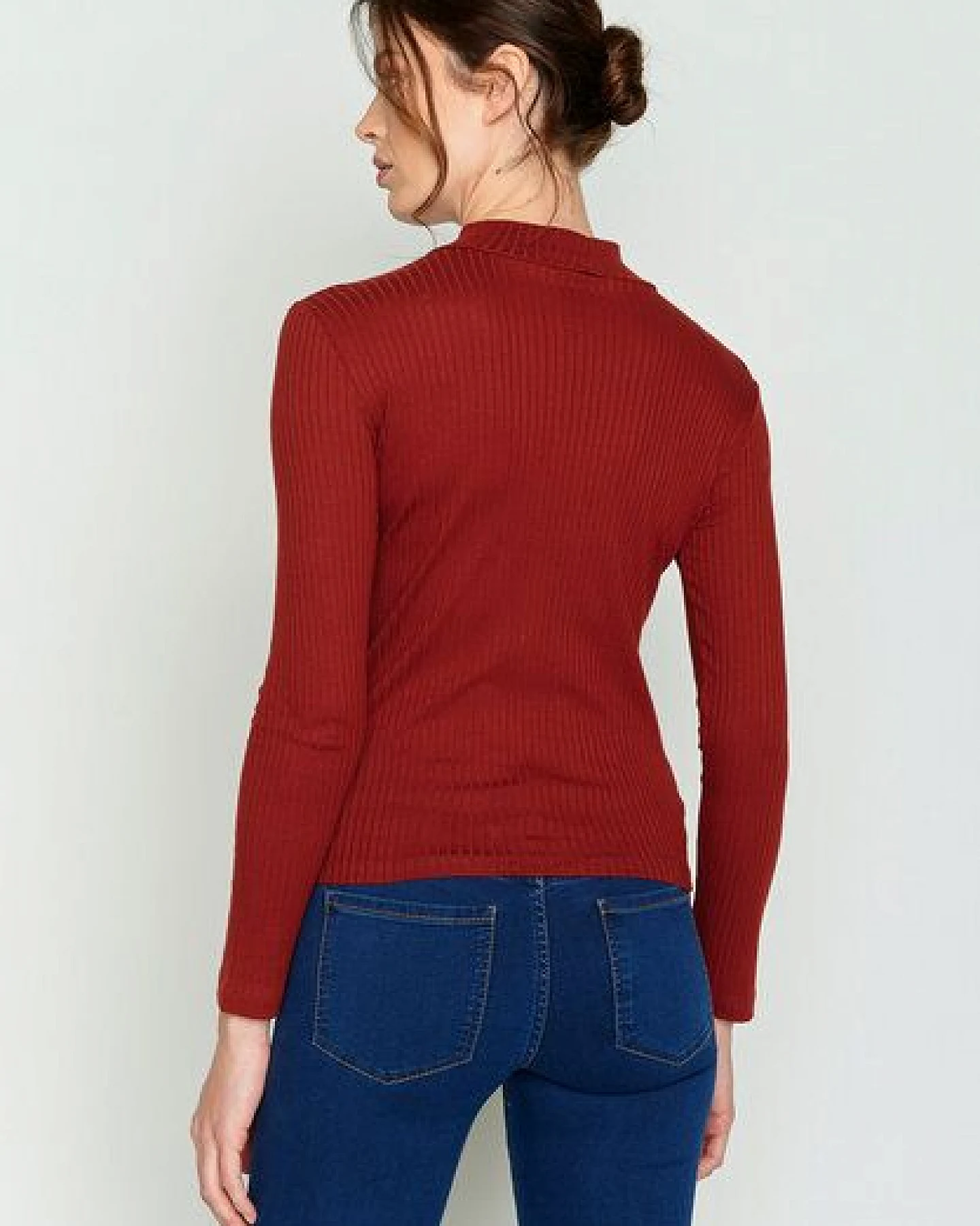 GREENBOMB Basic Weak - Lässiges Longsleeve aus LENZING TENCEL Mix / Fair & Vegan – Ansicht 3
