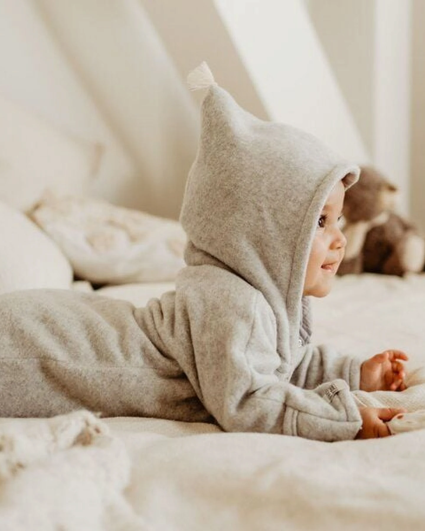 FINO & Stitch DIY Nähset Jumper Baby Bio-Baumwollfleece - zugeschnitten – Ansicht 4