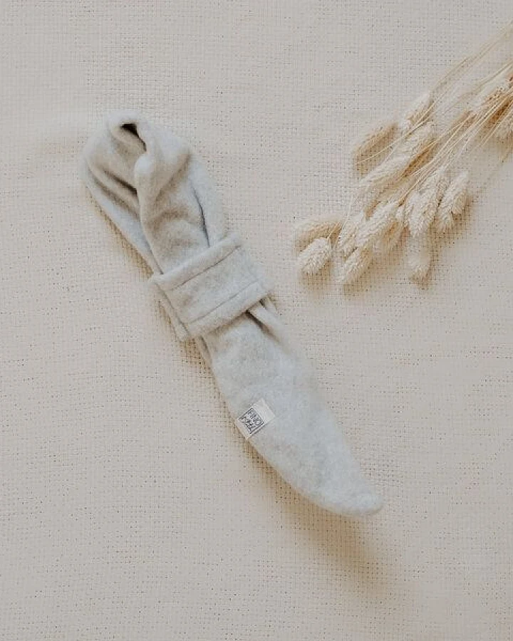 FINO & Stitch DIY Nähset Schal Baby Bio-Baumwollfleece - zugeschnitten
