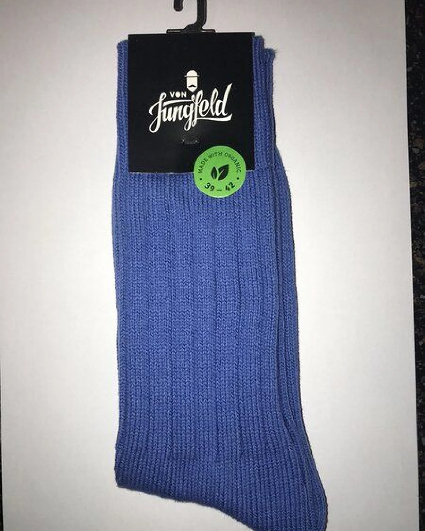 von Jungfeld Blaue Wintersocken - Damen/Herren – Ansicht 2