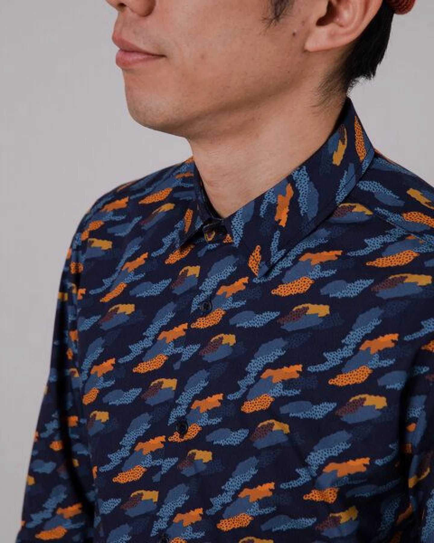 Brava Fabrics Ucon Palma Regular Shirt Navy – Ansicht 2